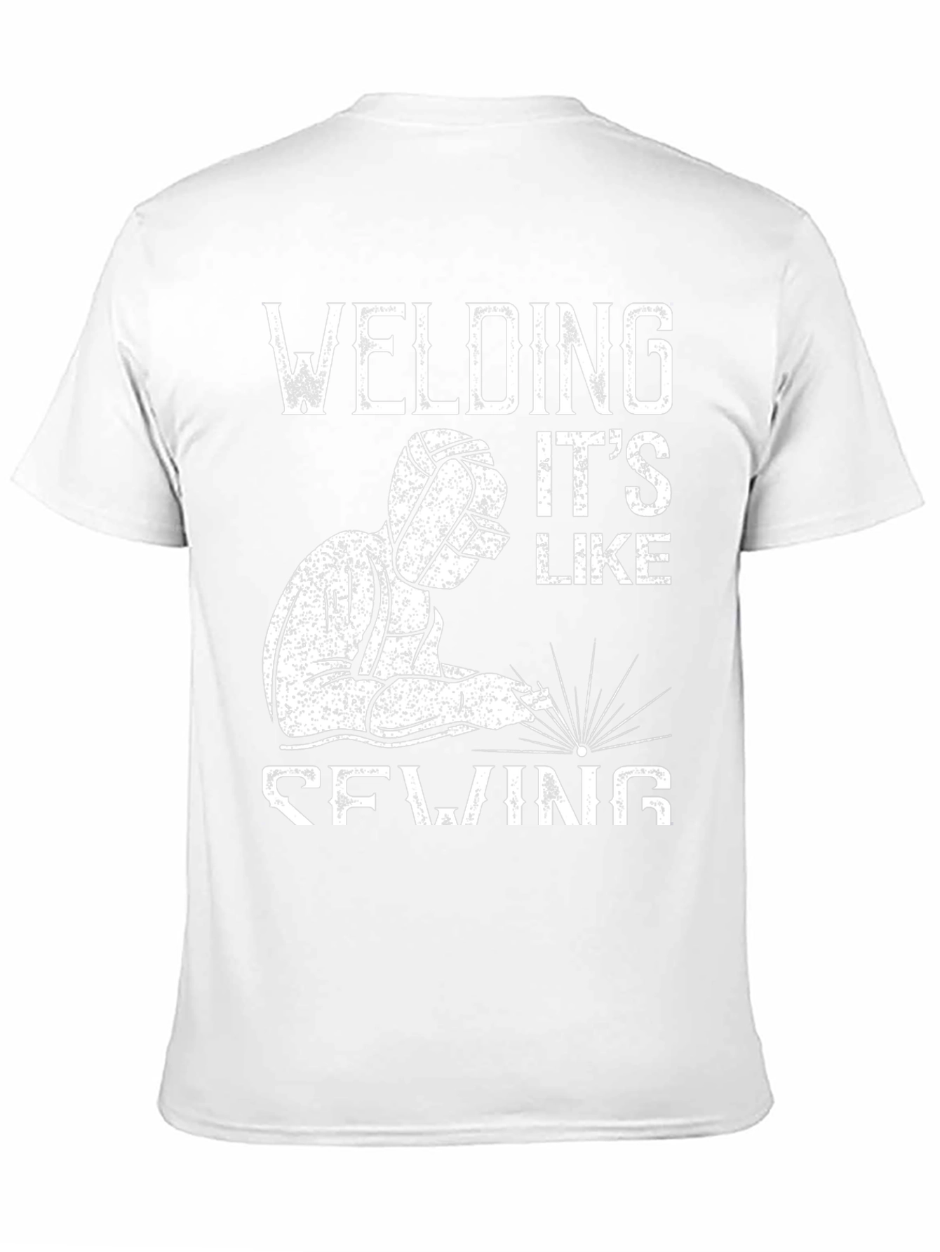 Welding Its Like Sewing Black T-Shirt