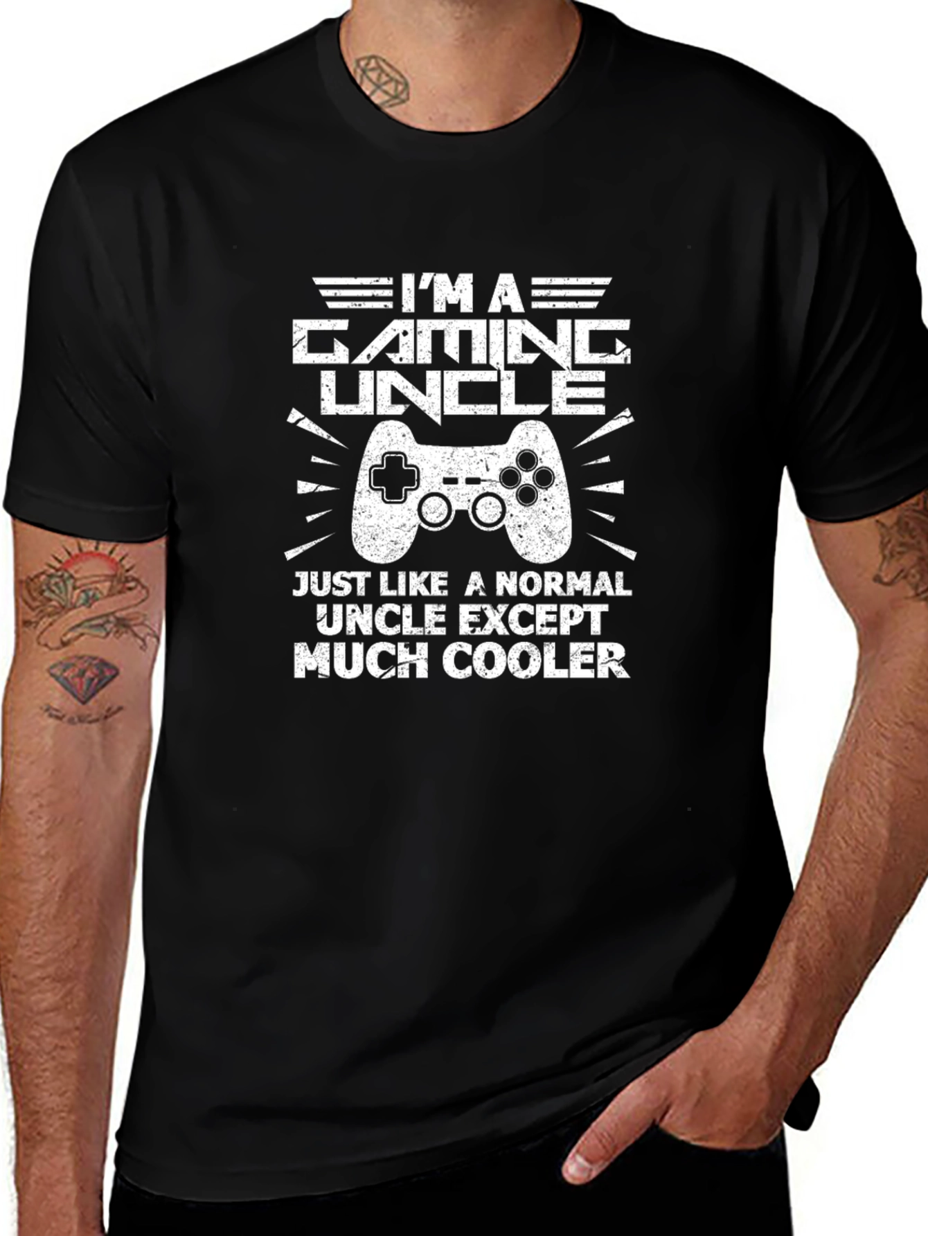 Gaming Uncle T-Shirt: Cool Uncle Edition