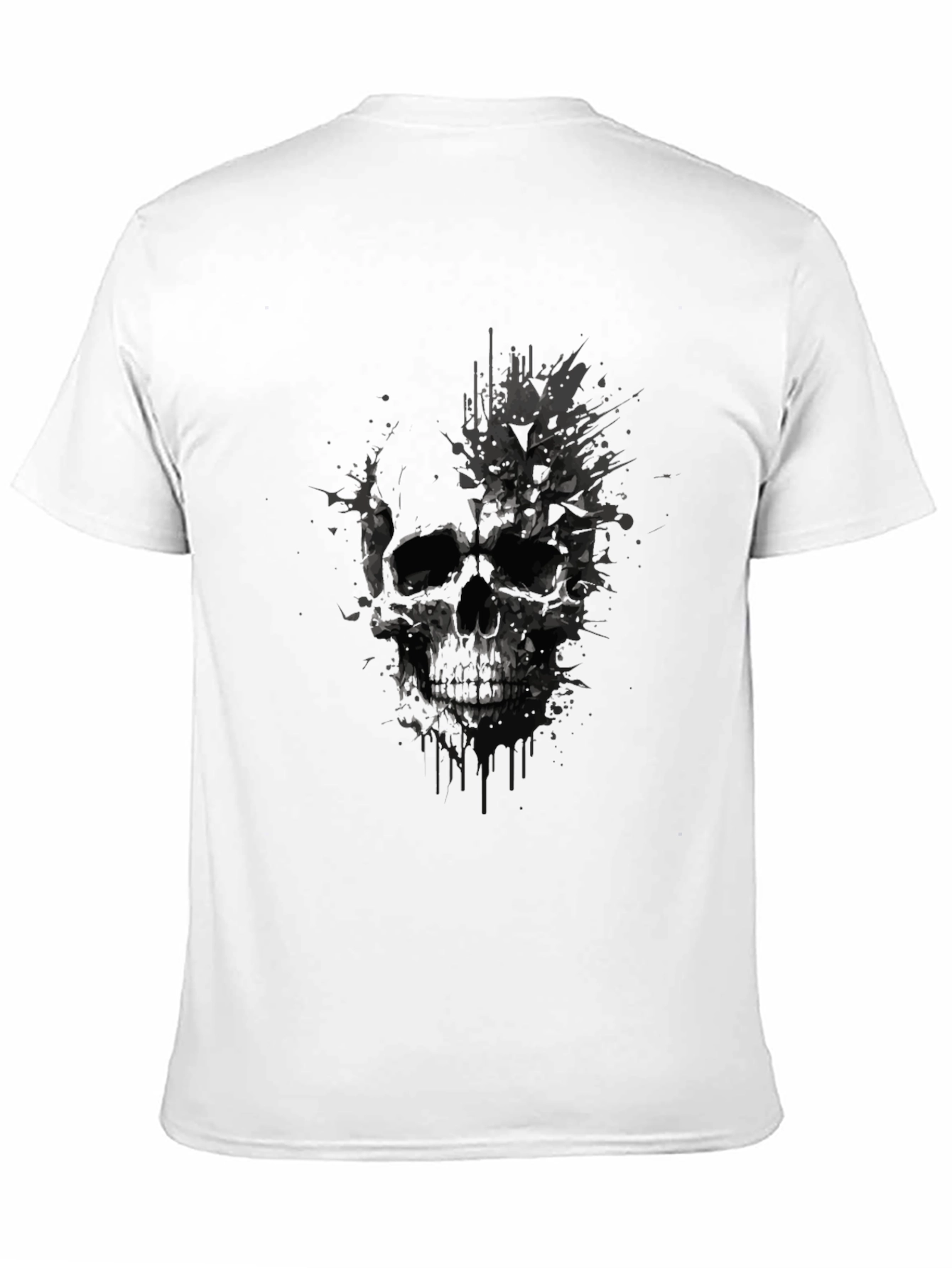 Skull Graphic Tee - Mens Black T-Shirt