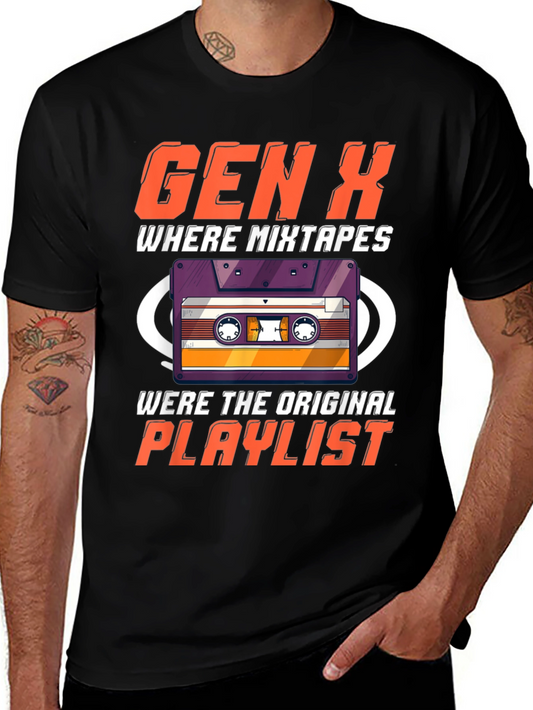 Gen X Mixtape T-Shirt - Original Playlist