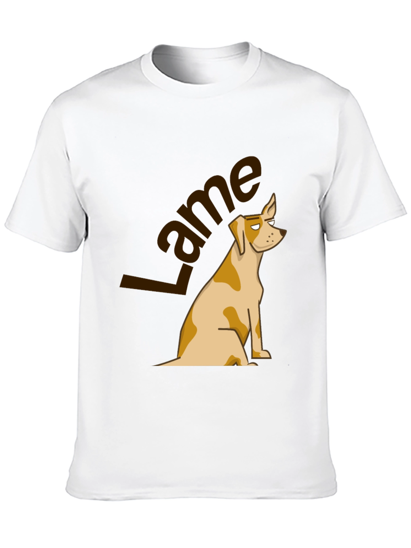 Lame Dog Graphic Tee - Casual Humor T-Shirt