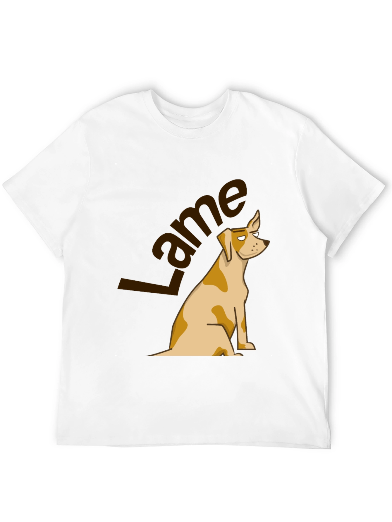 Lame Dog Graphic Tee - Casual Humor T-Shirt