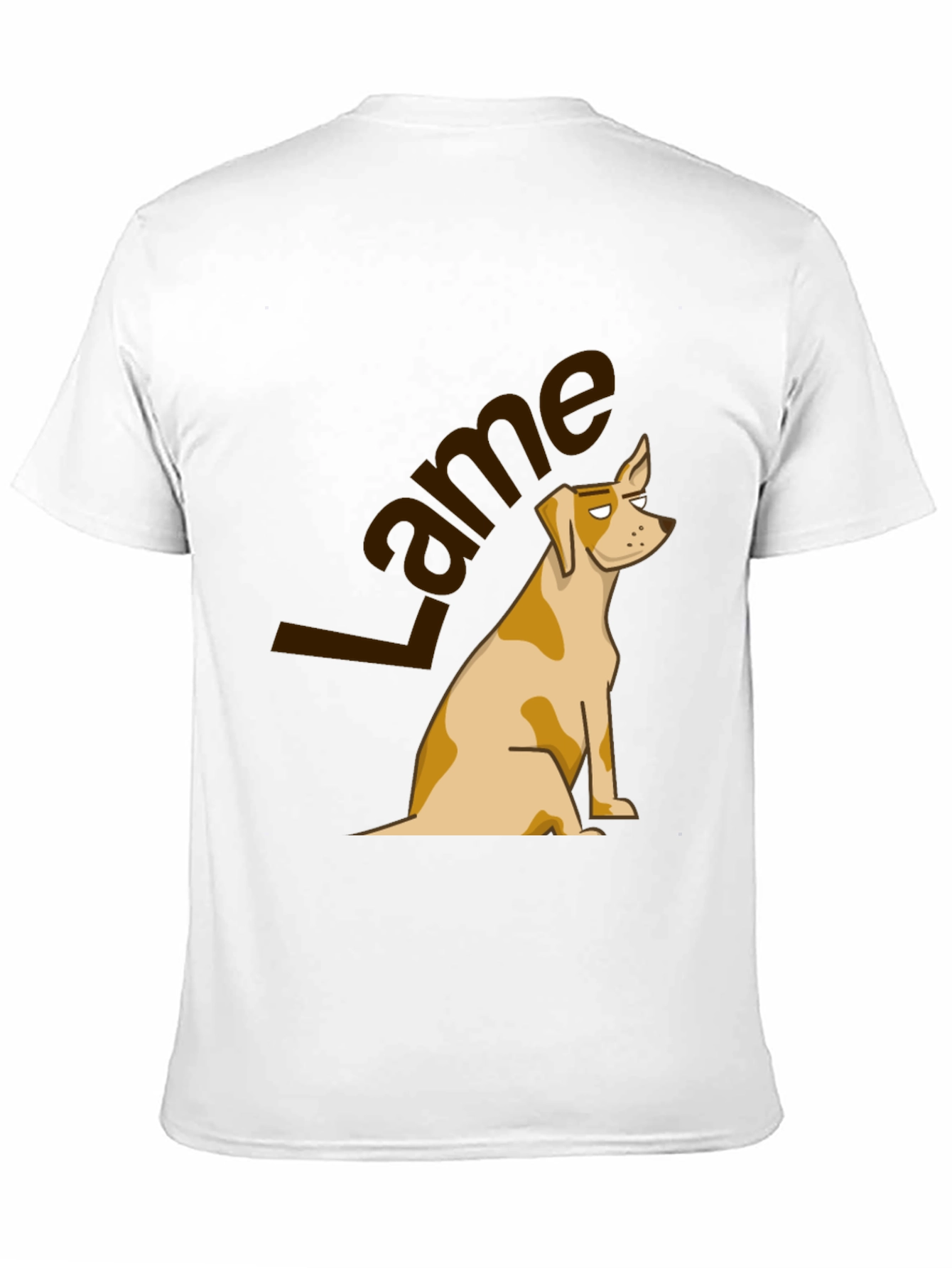 Lame Dog Graphic Tee - Casual Humor T-Shirt