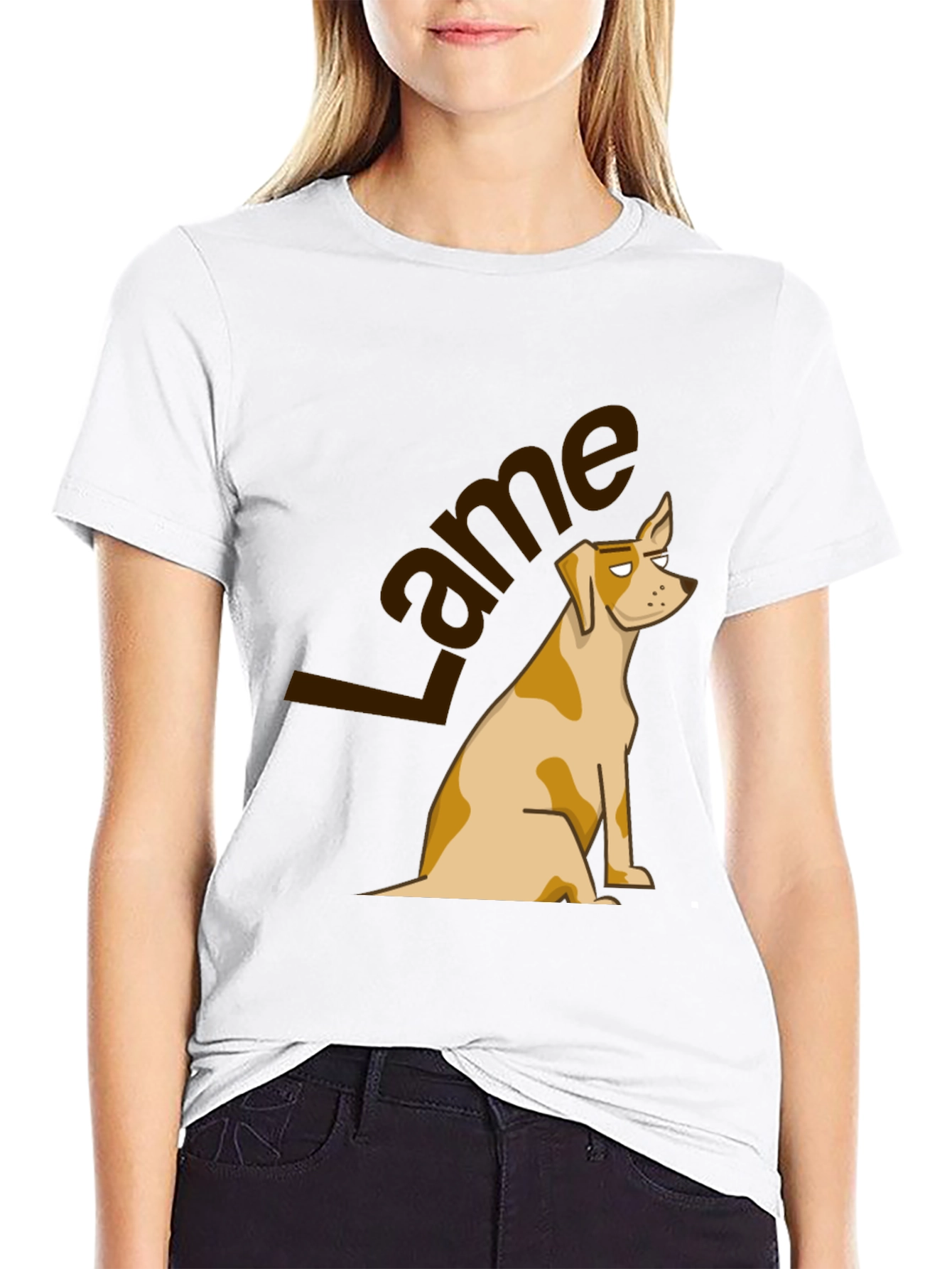 Lame Dog Graphic Tee - Casual Humor T-Shirt