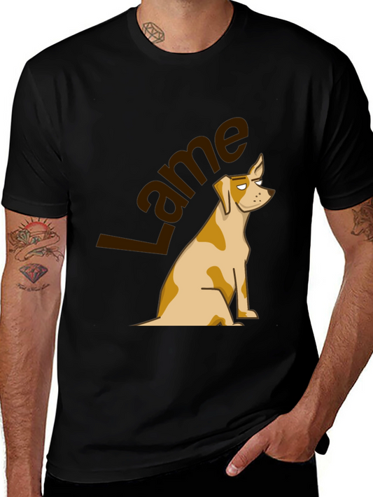 Lame Dog Graphic Tee - Casual Humor T-Shirt