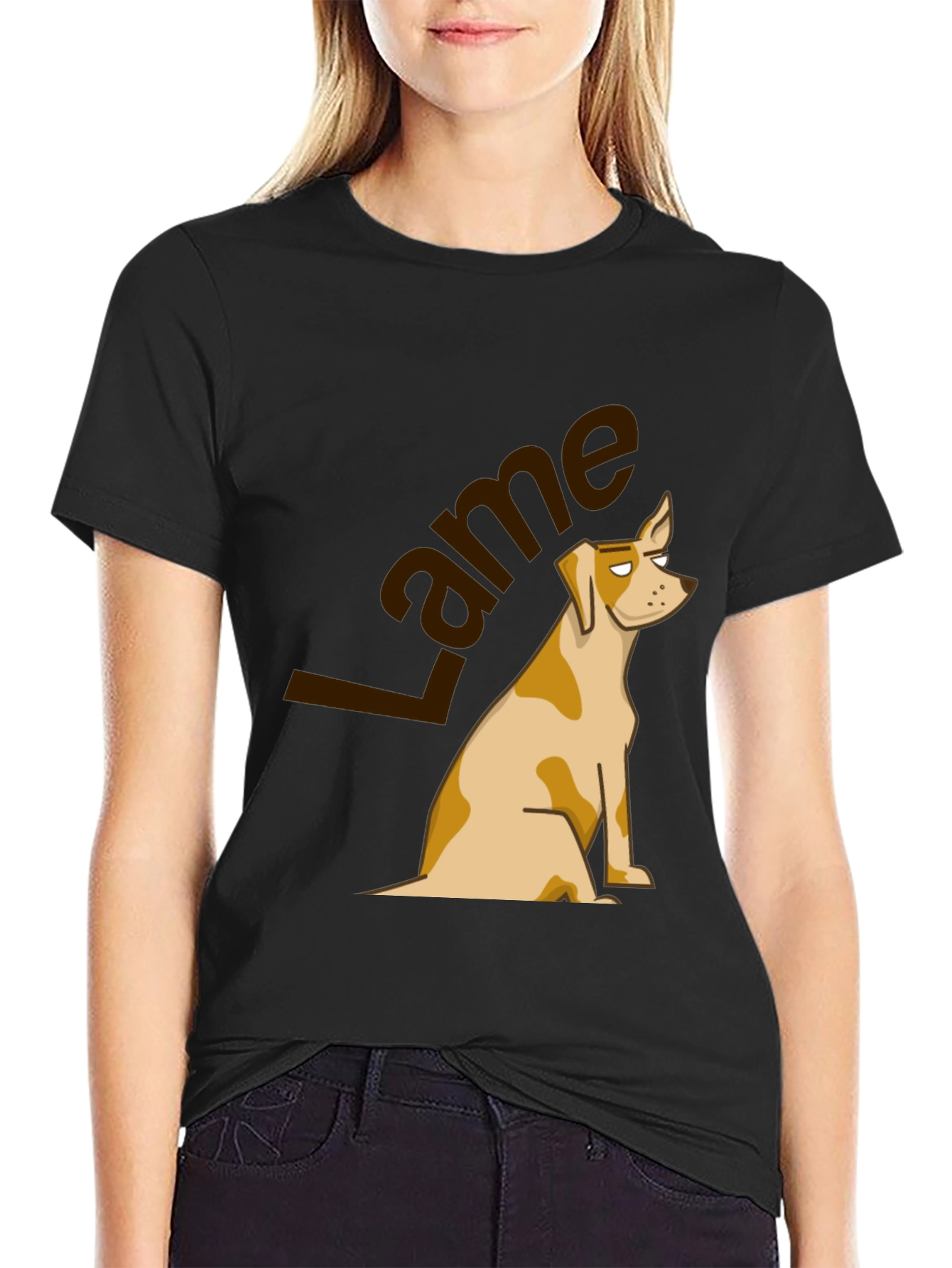 Lame Dog Graphic Tee - Casual Humor T-Shirt