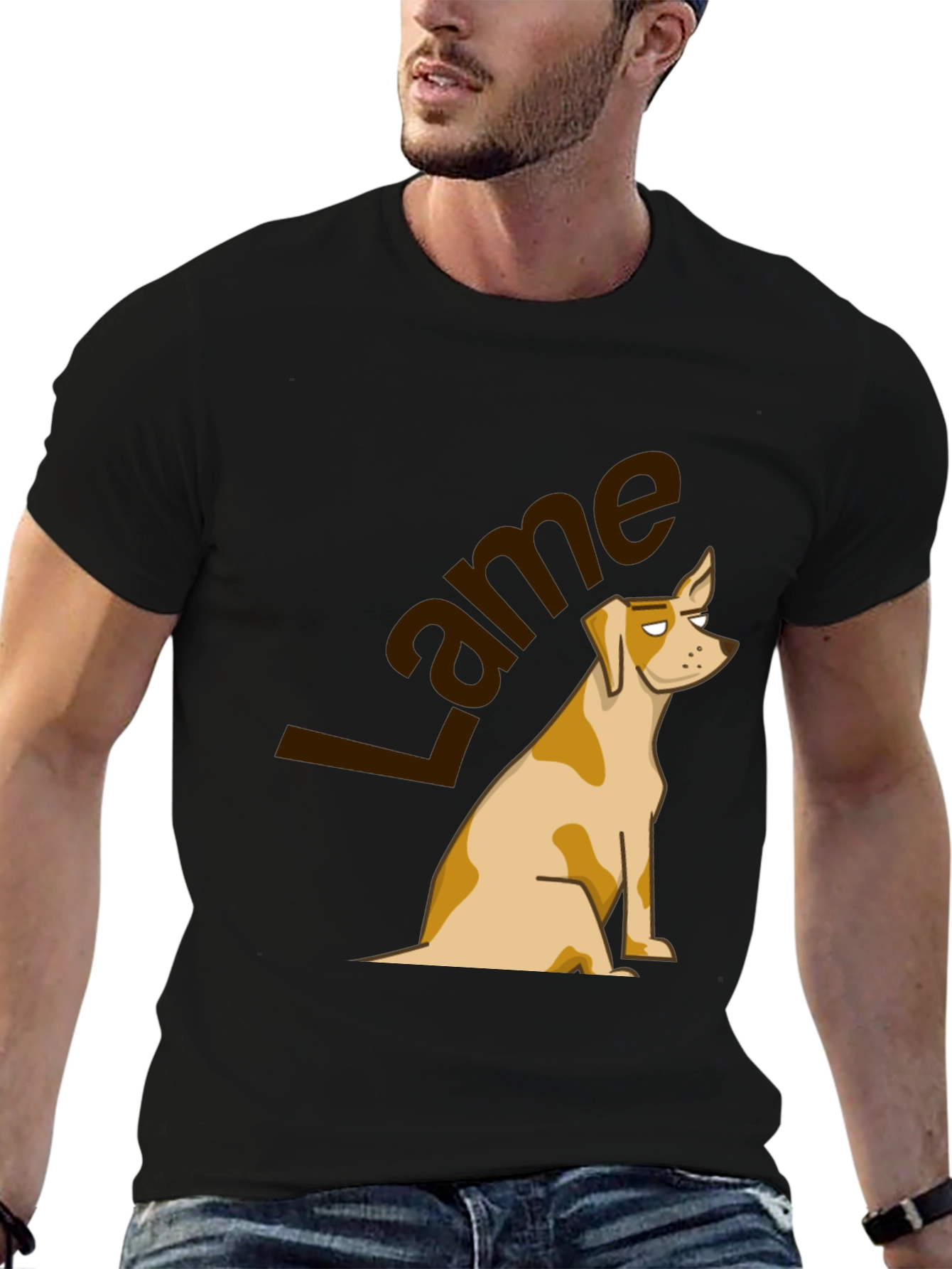 Lame Dog Graphic Tee - Casual Humor T-Shirt