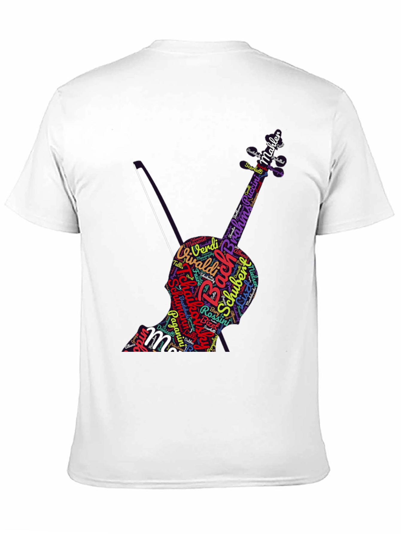 Music Composer Word Art Cello T-Shirt