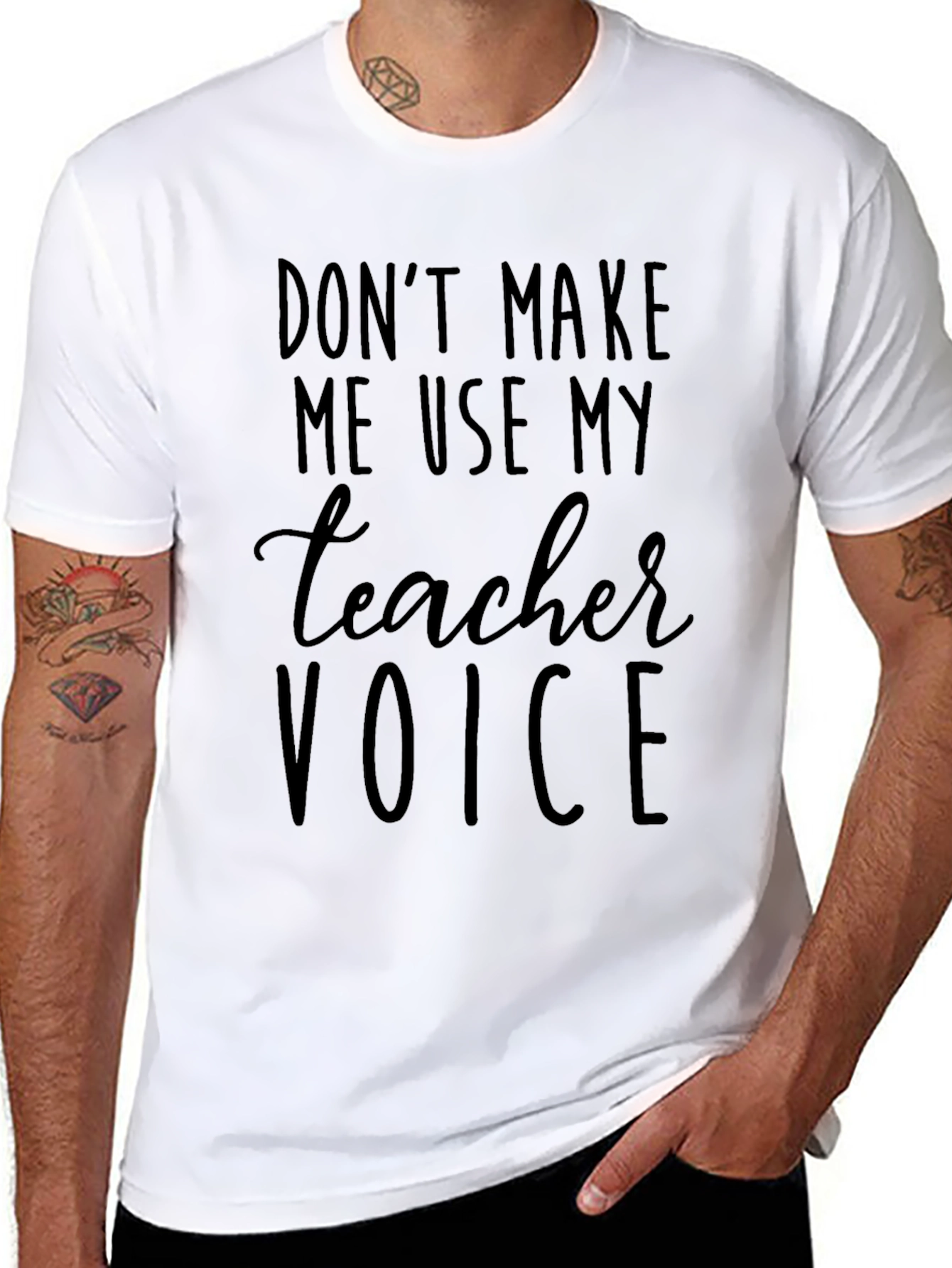 Teacher Voice Graphic Tee - Funny Educator Shirt
