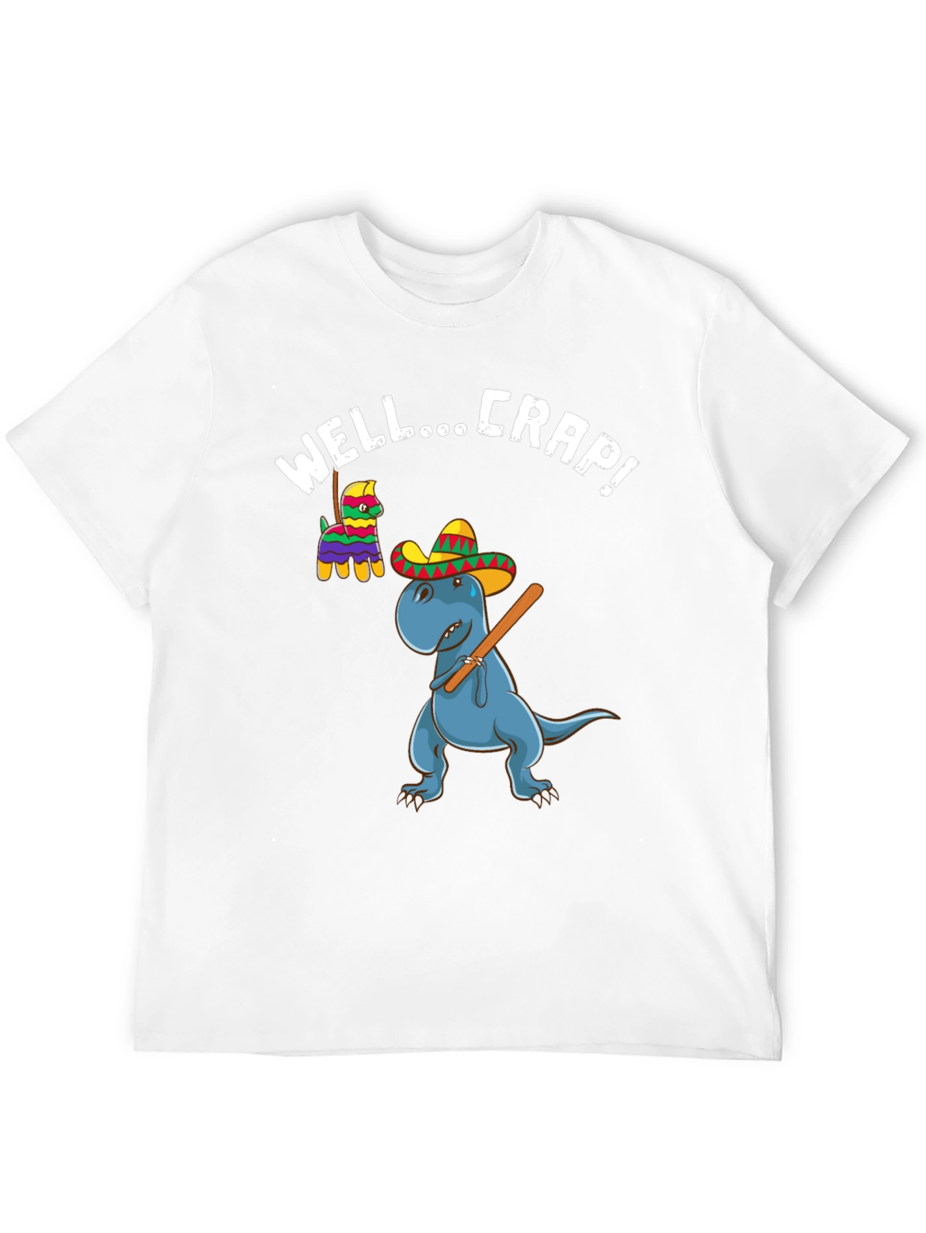 Dinosaur Piñata Funny Graphic T-Shirt