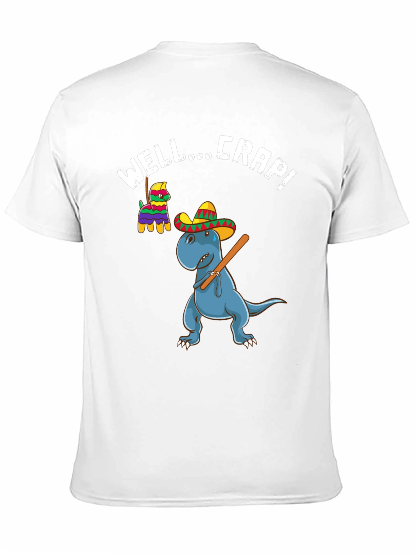 Dinosaur Piñata Funny Graphic T-Shirt