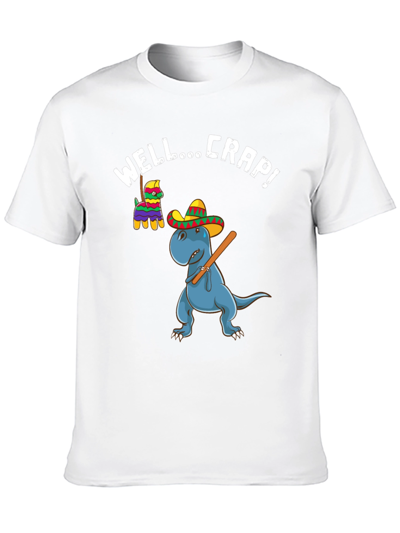 Dinosaur Piñata Funny Graphic T-Shirt