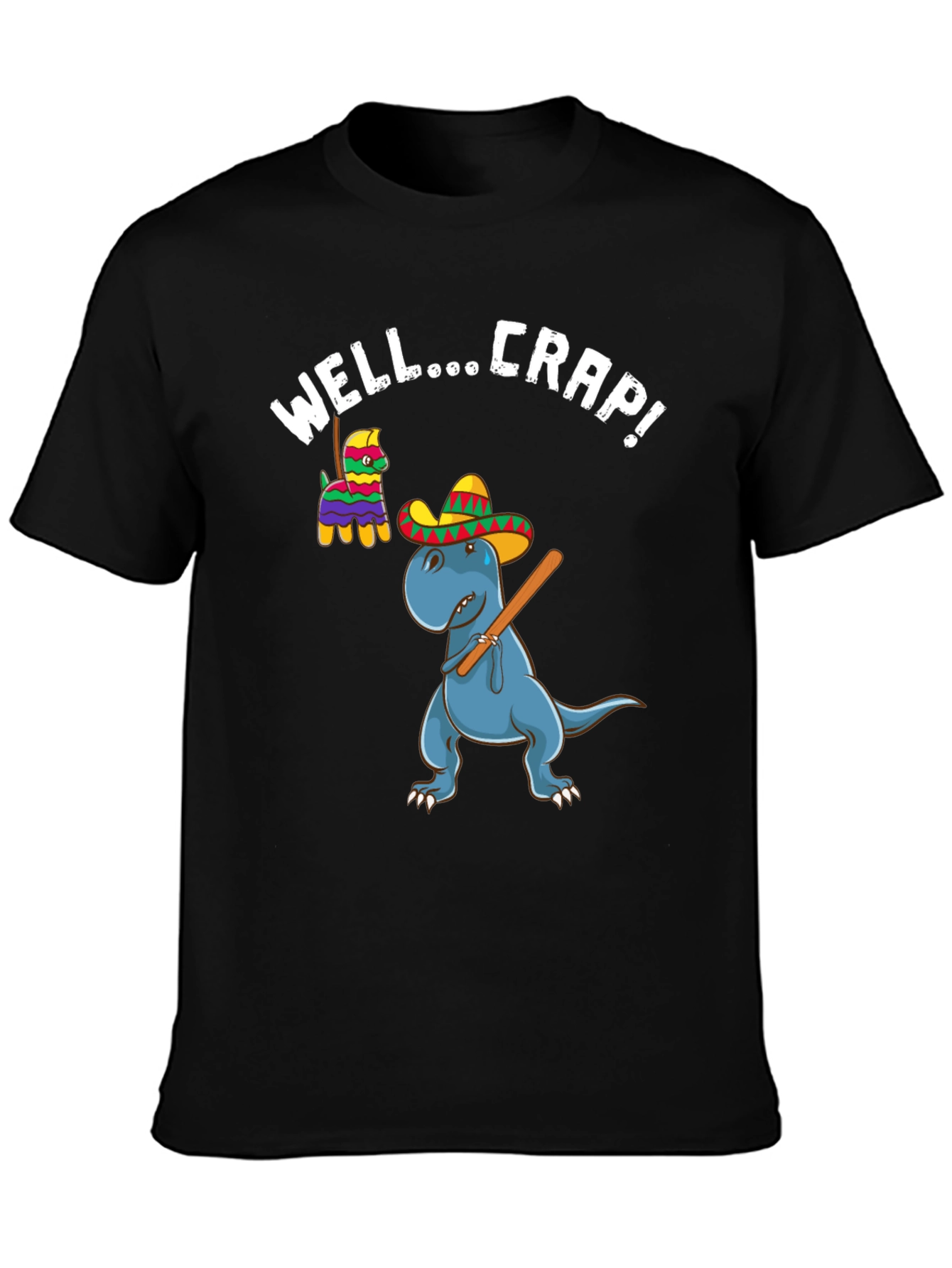 Dinosaur Piñata Funny Graphic T-Shirt
