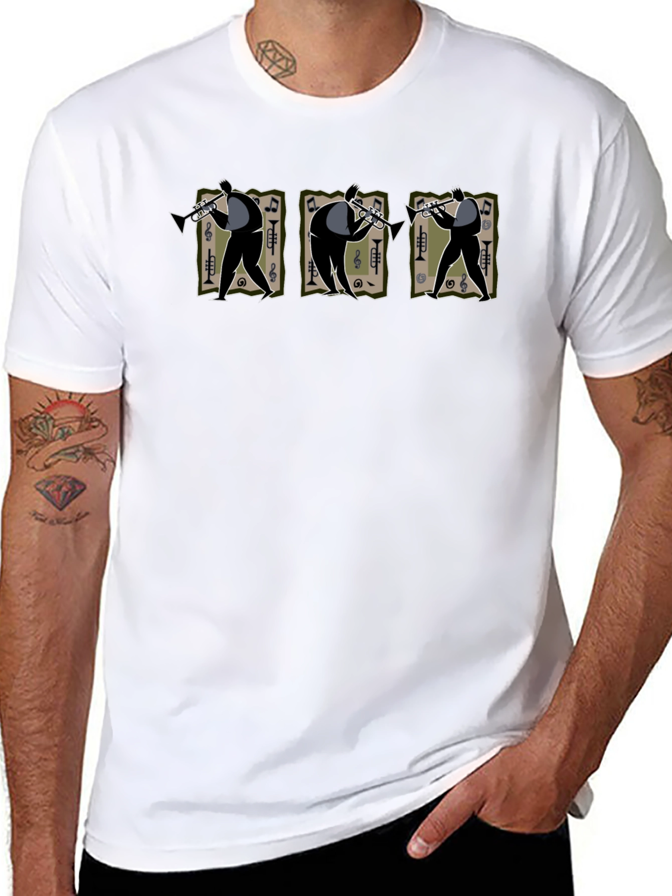 Jazz Band Graphic T-Shirt
