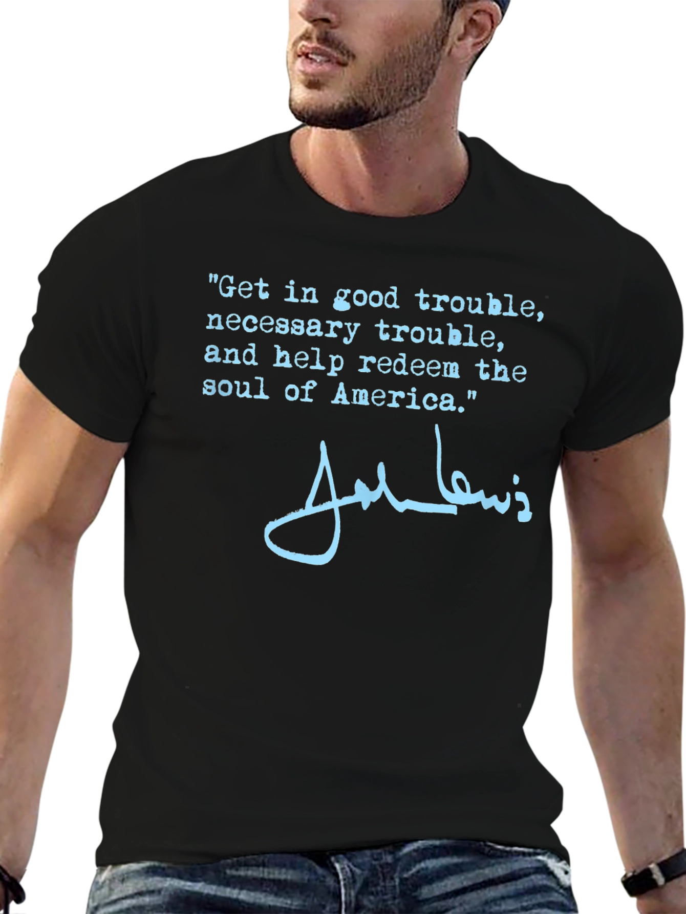 Good Trouble T-Shirt | John Lewis Quote Tee