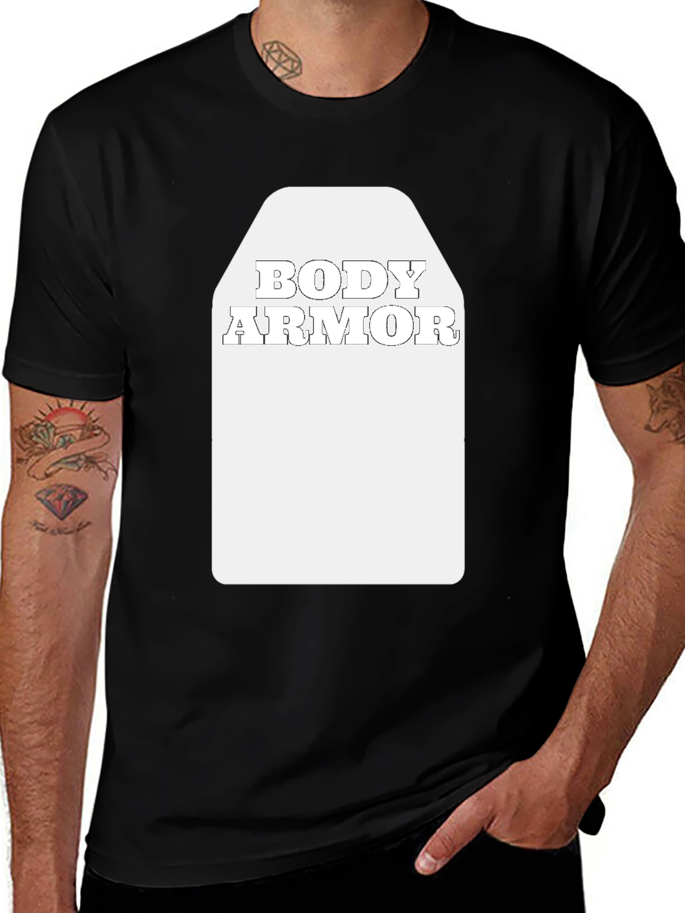 Body Armor Graphic T-Shirt - Black