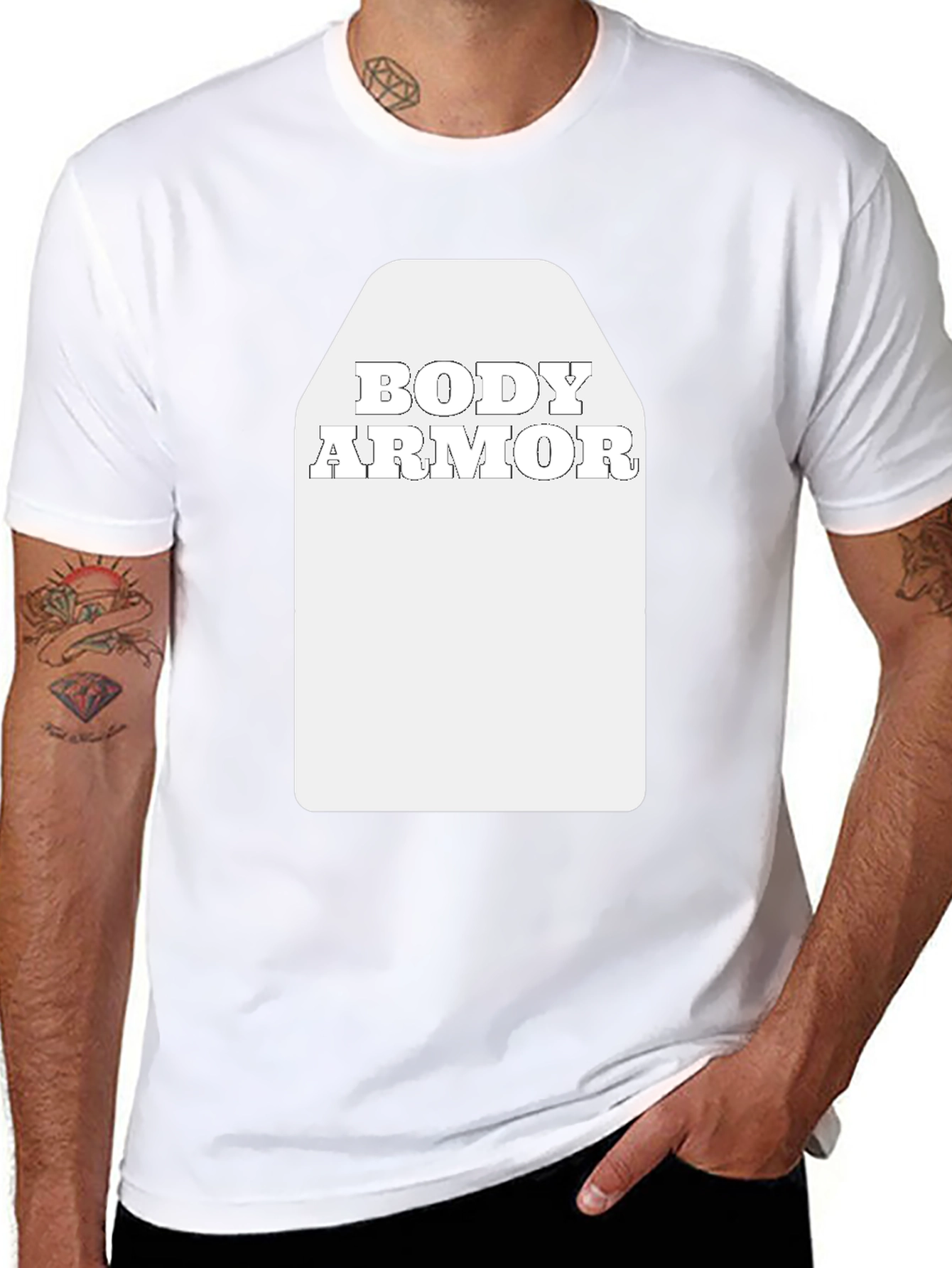 Body Armor Graphic T-Shirt - Black