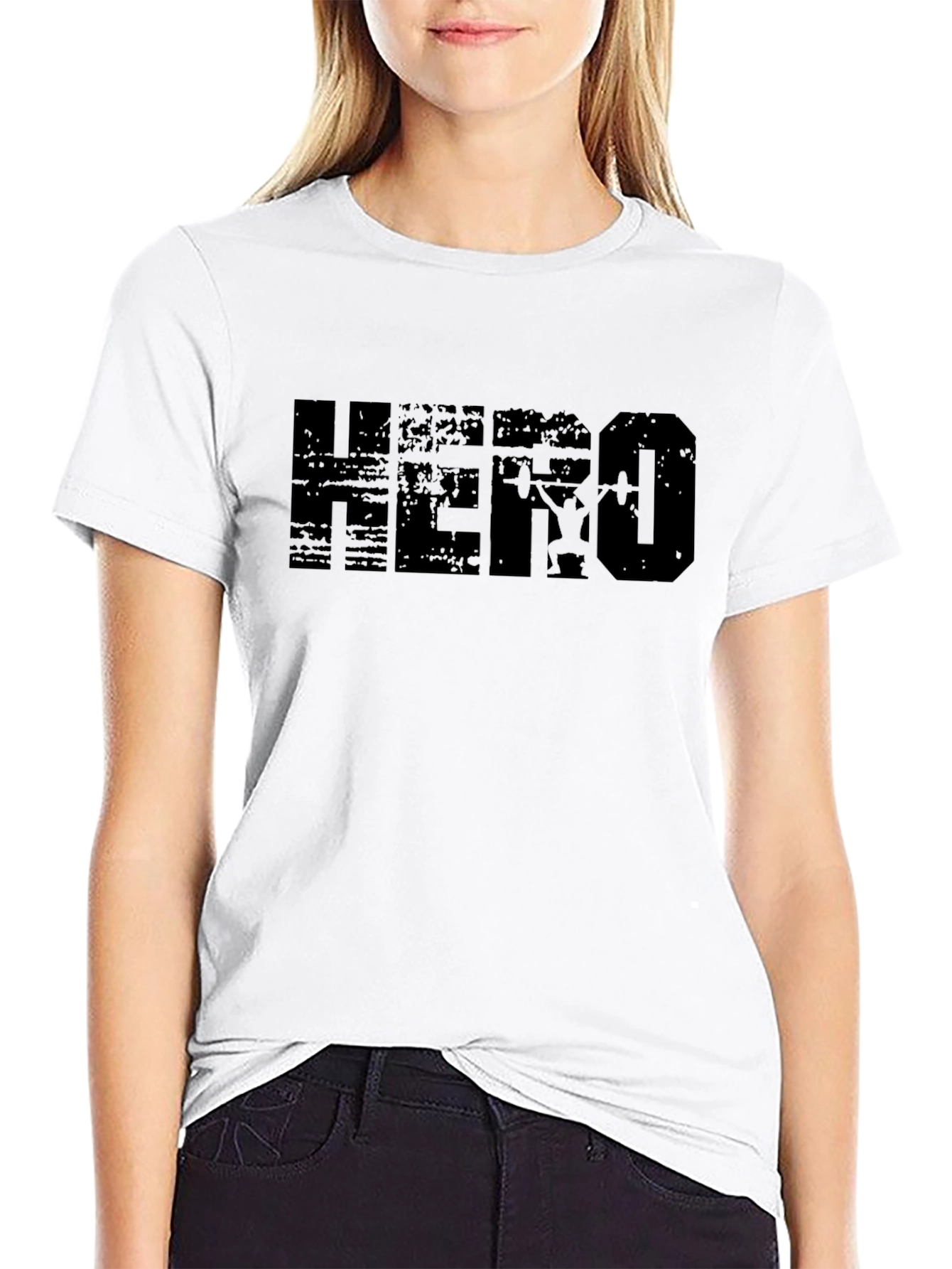 Hero Weightlifting Black Graphic Tee