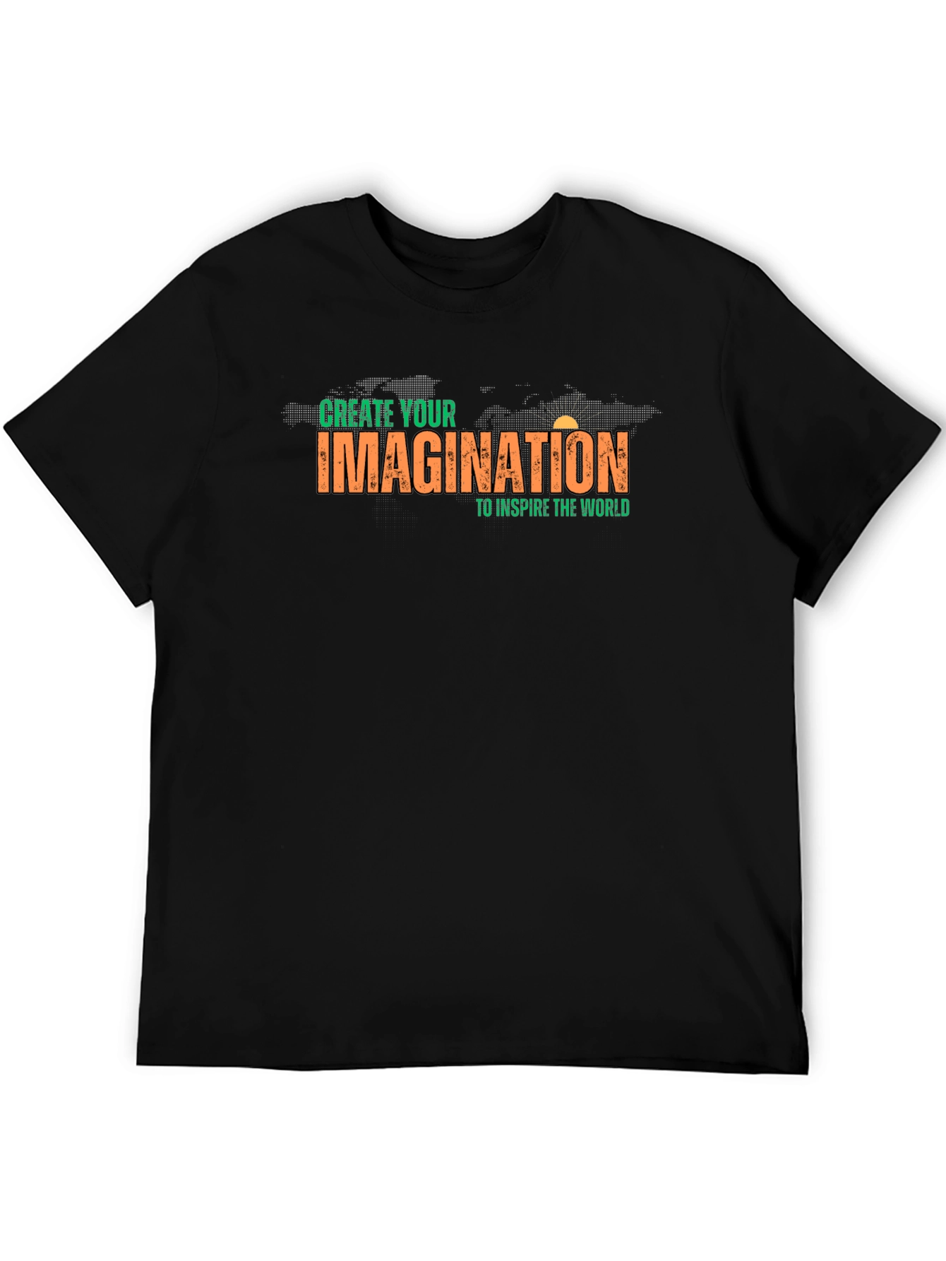 Create Your Imagination Graphic Tee - Black