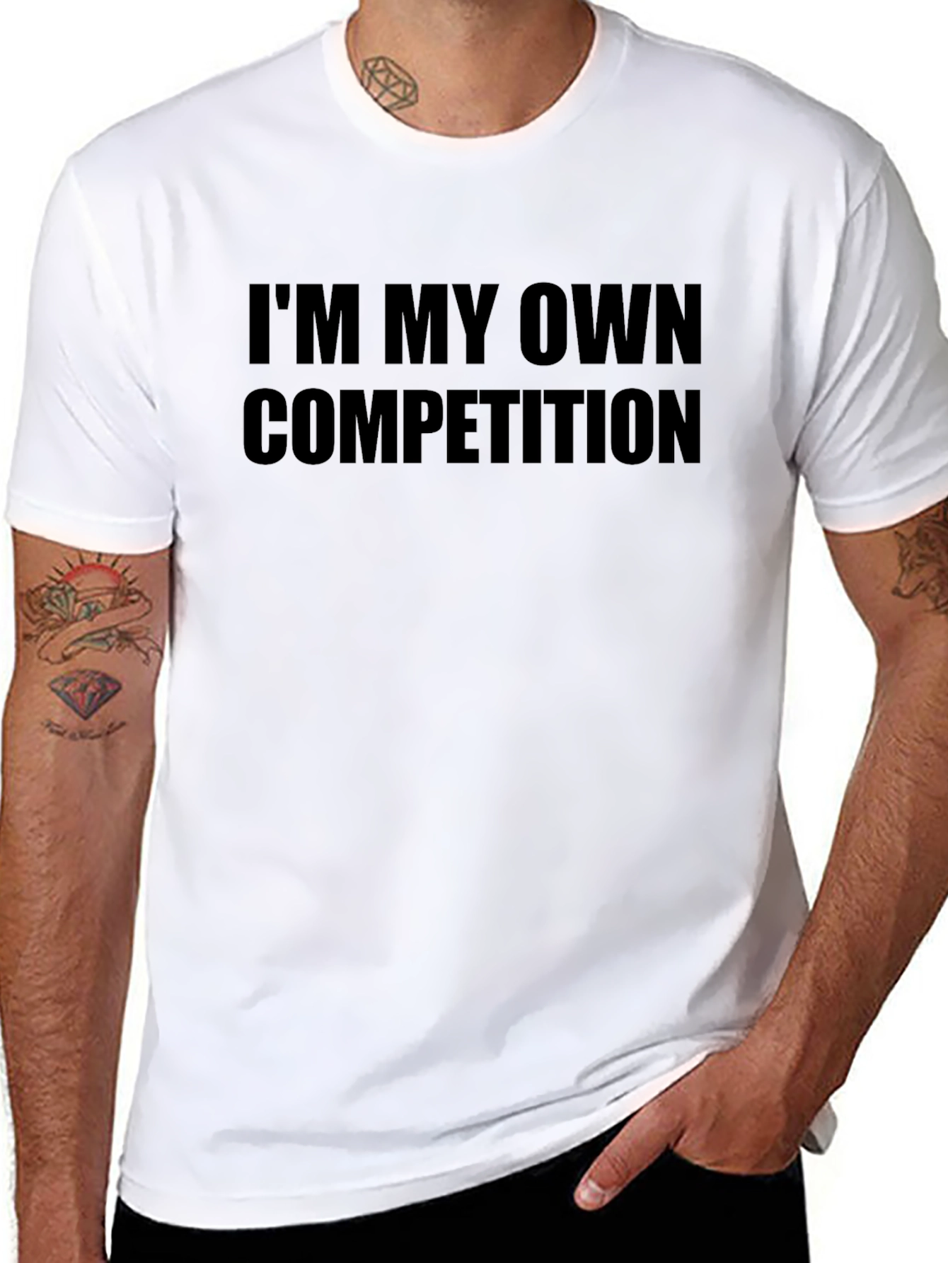 Im My Own Competition T-Shirt - Black