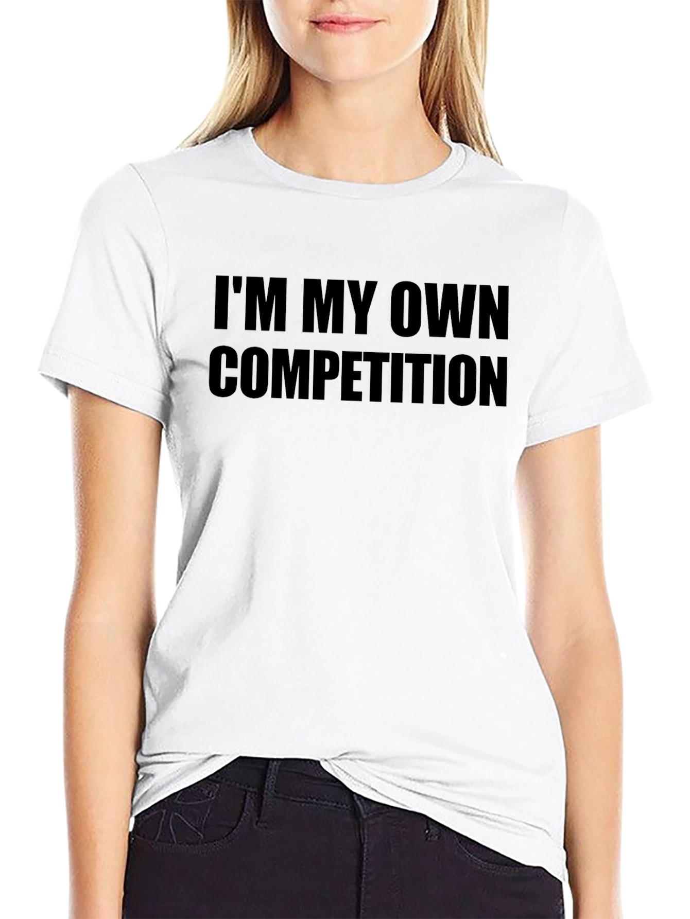 Im My Own Competition T-Shirt - Black