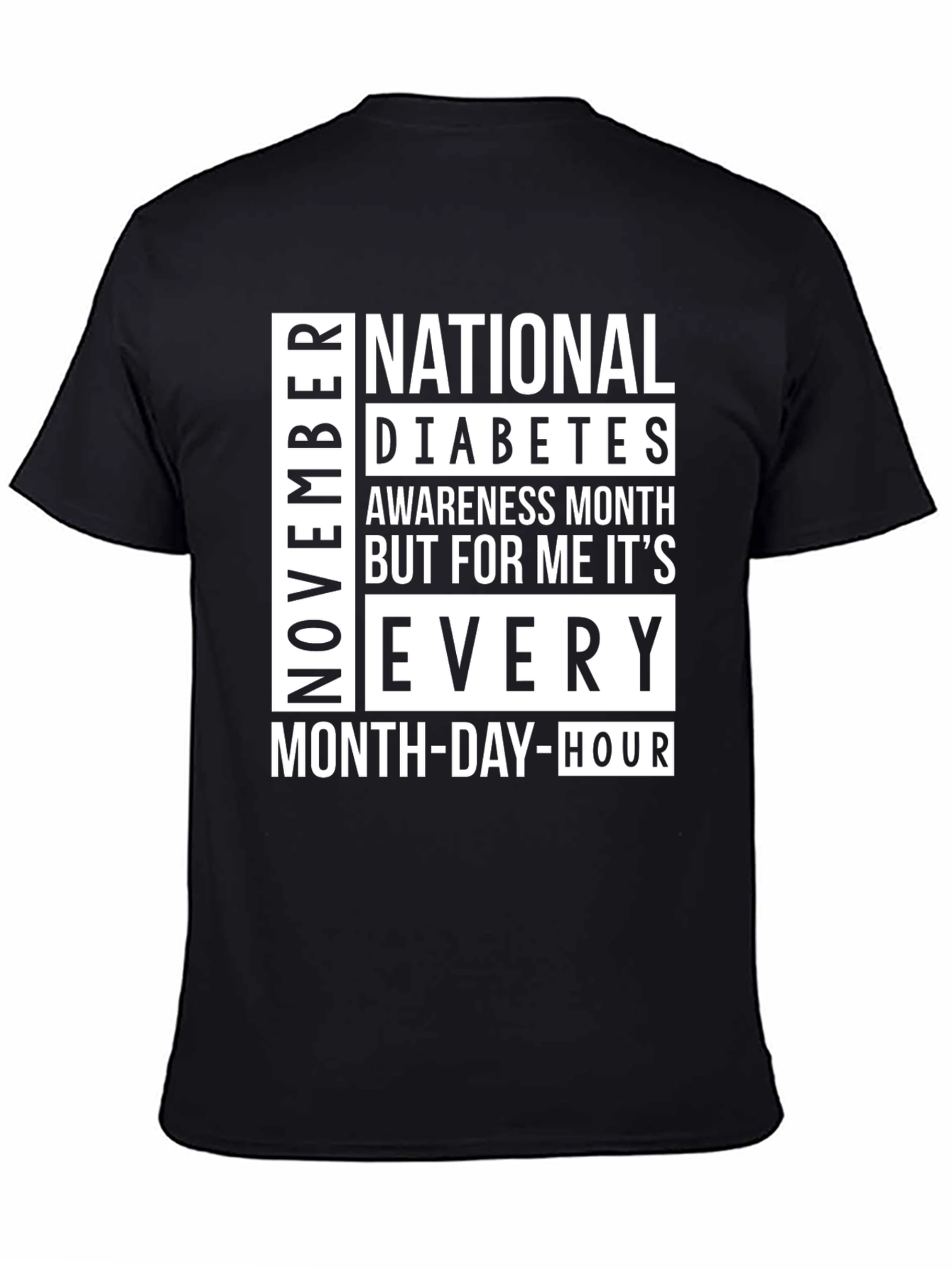 National Diabetes Awareness T-Shirt - Every Month