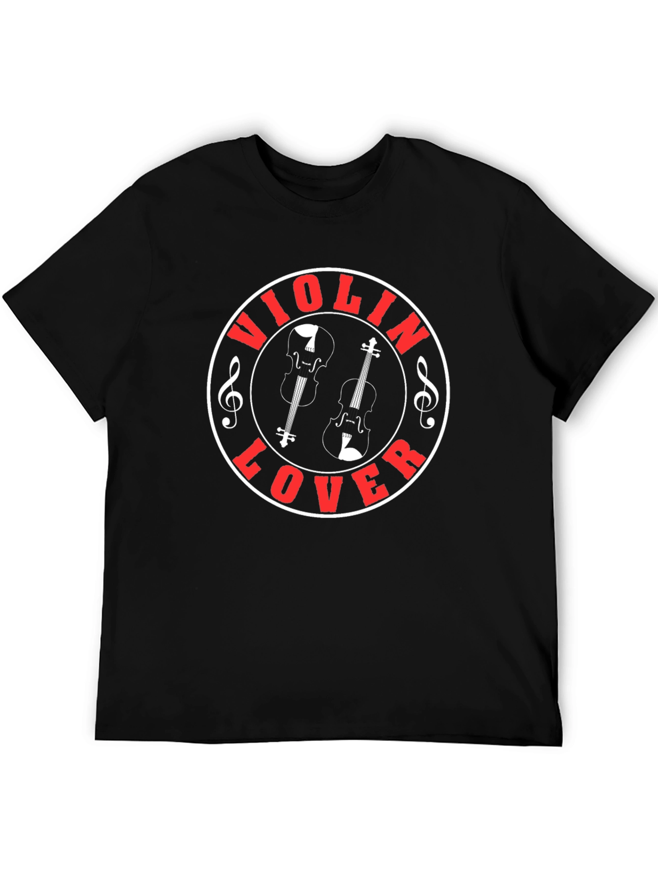 Violin Lover Black T-Shirt