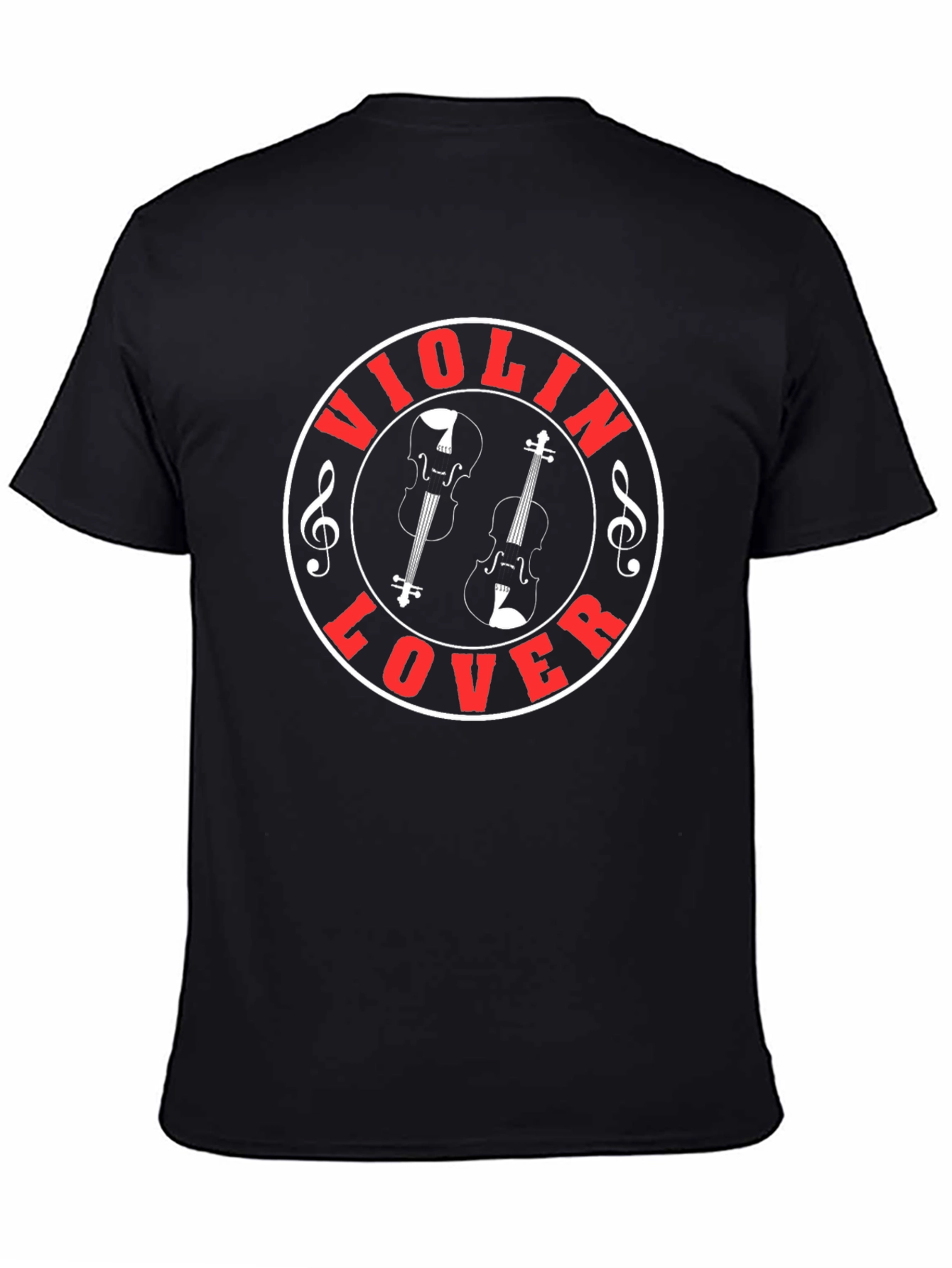 Violin Lover Black T-Shirt