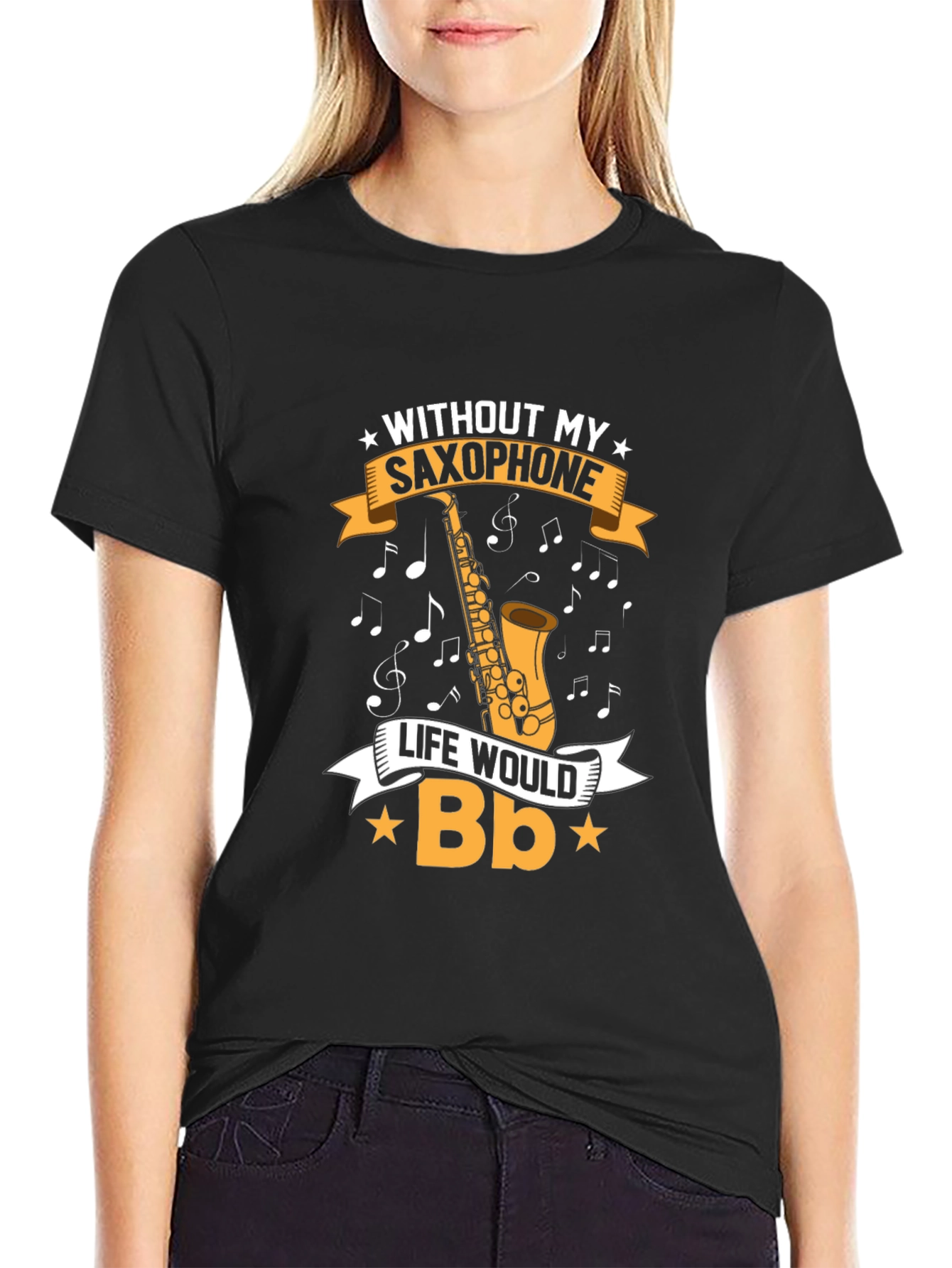 Saxophone Music Lover Graphic Tee