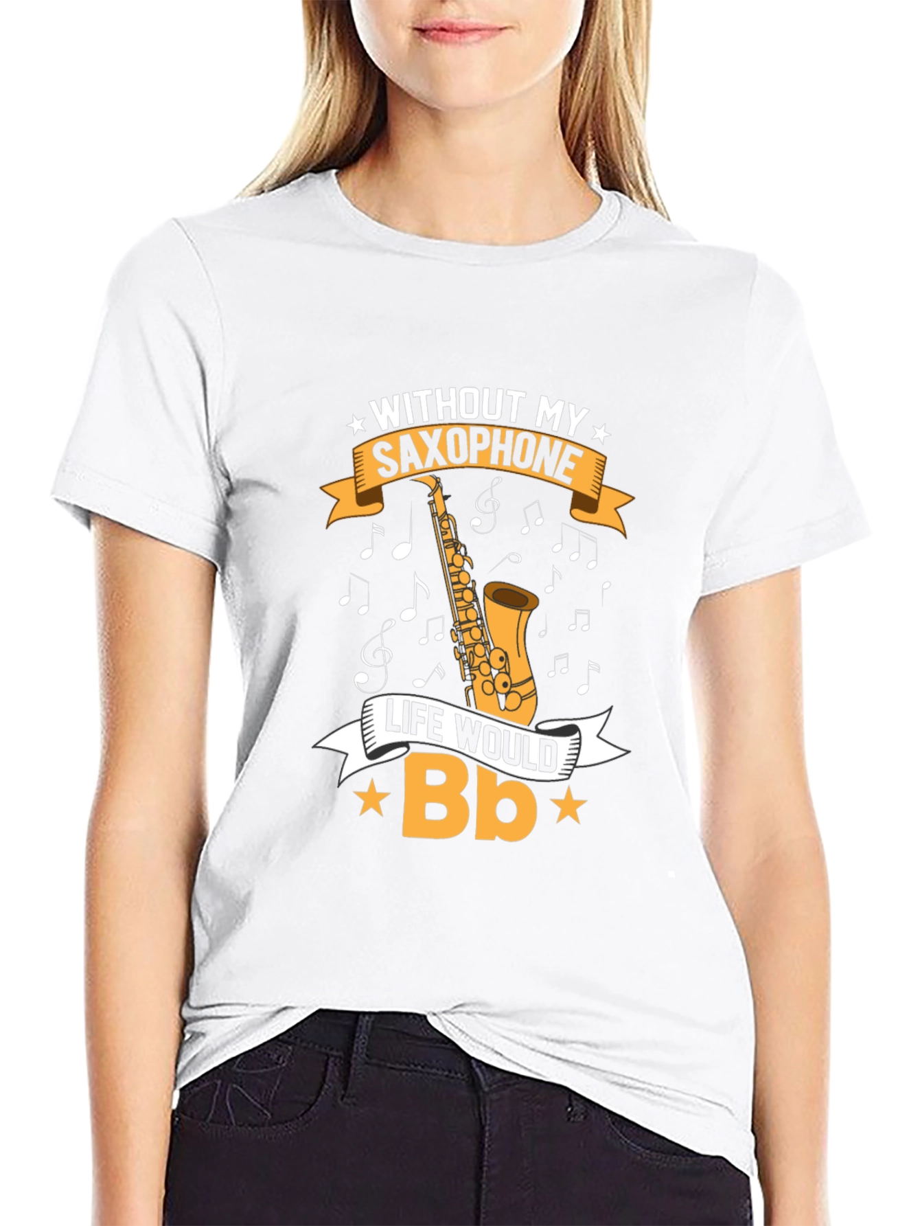 Saxophone Music Lover Graphic Tee