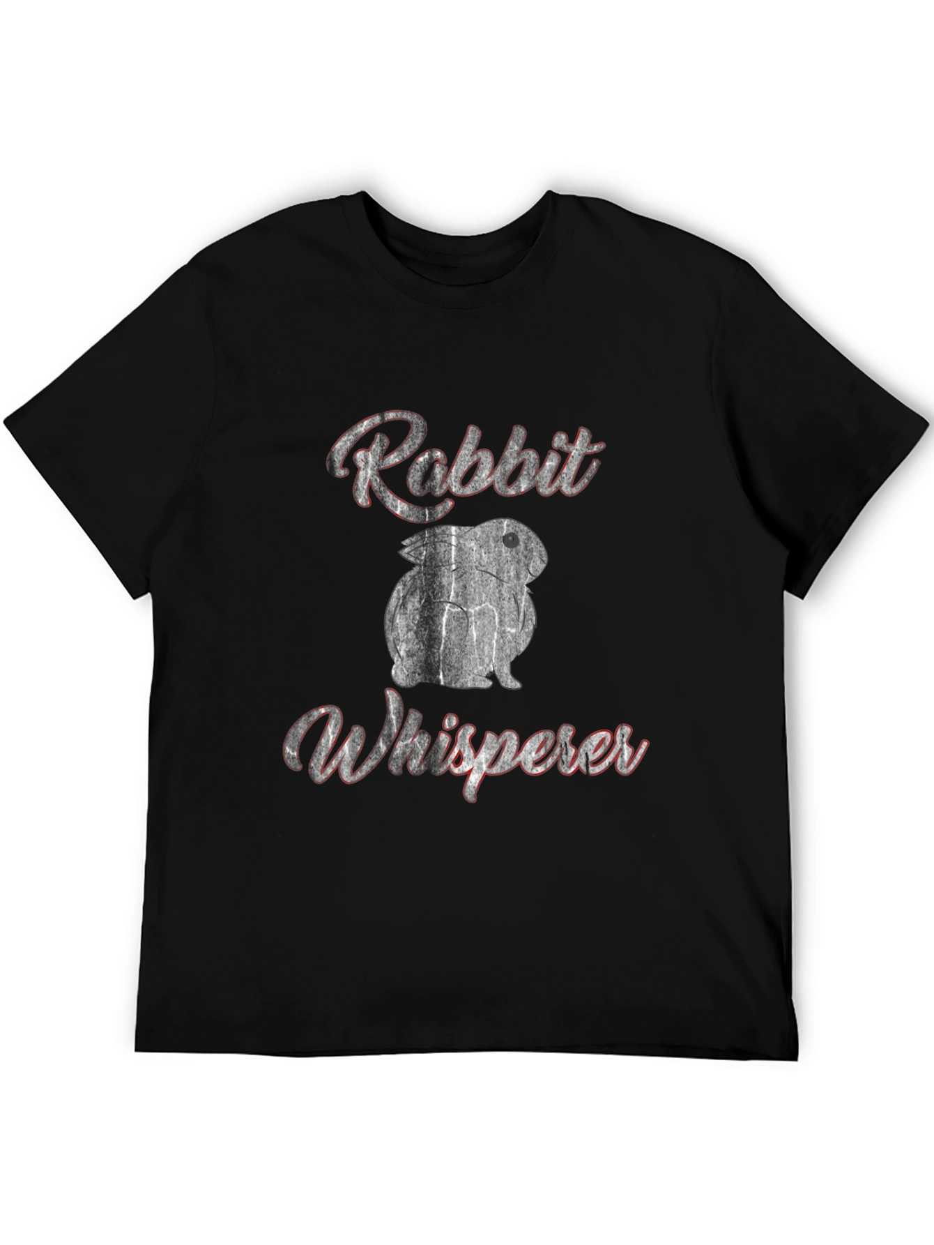 Rabbit Whisperer Graphic Tee - Unisex Soft Cotton T-Shirt