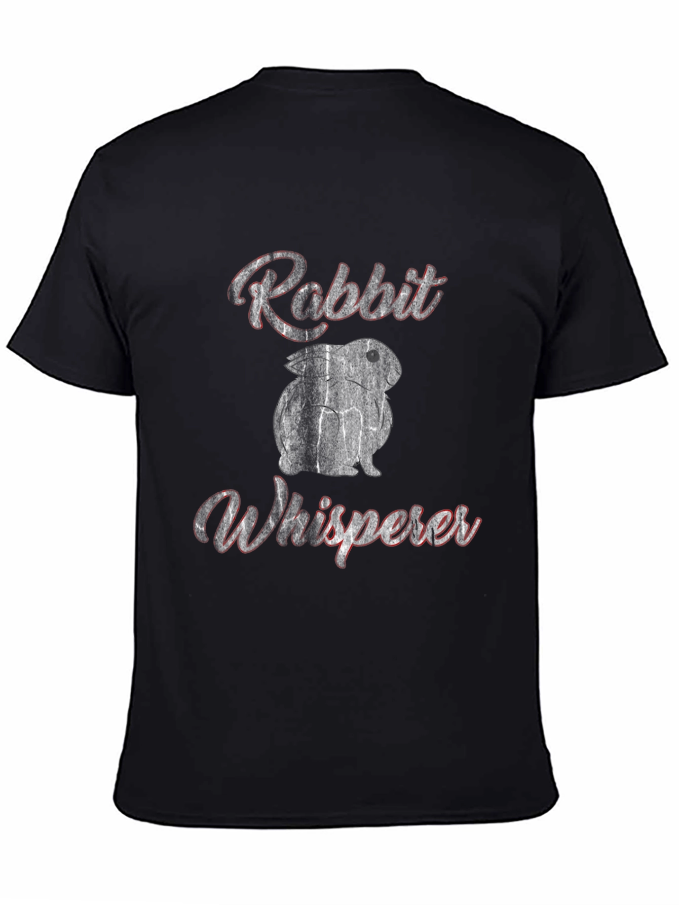 Rabbit Whisperer Graphic Tee - Unisex Soft Cotton T-Shirt
