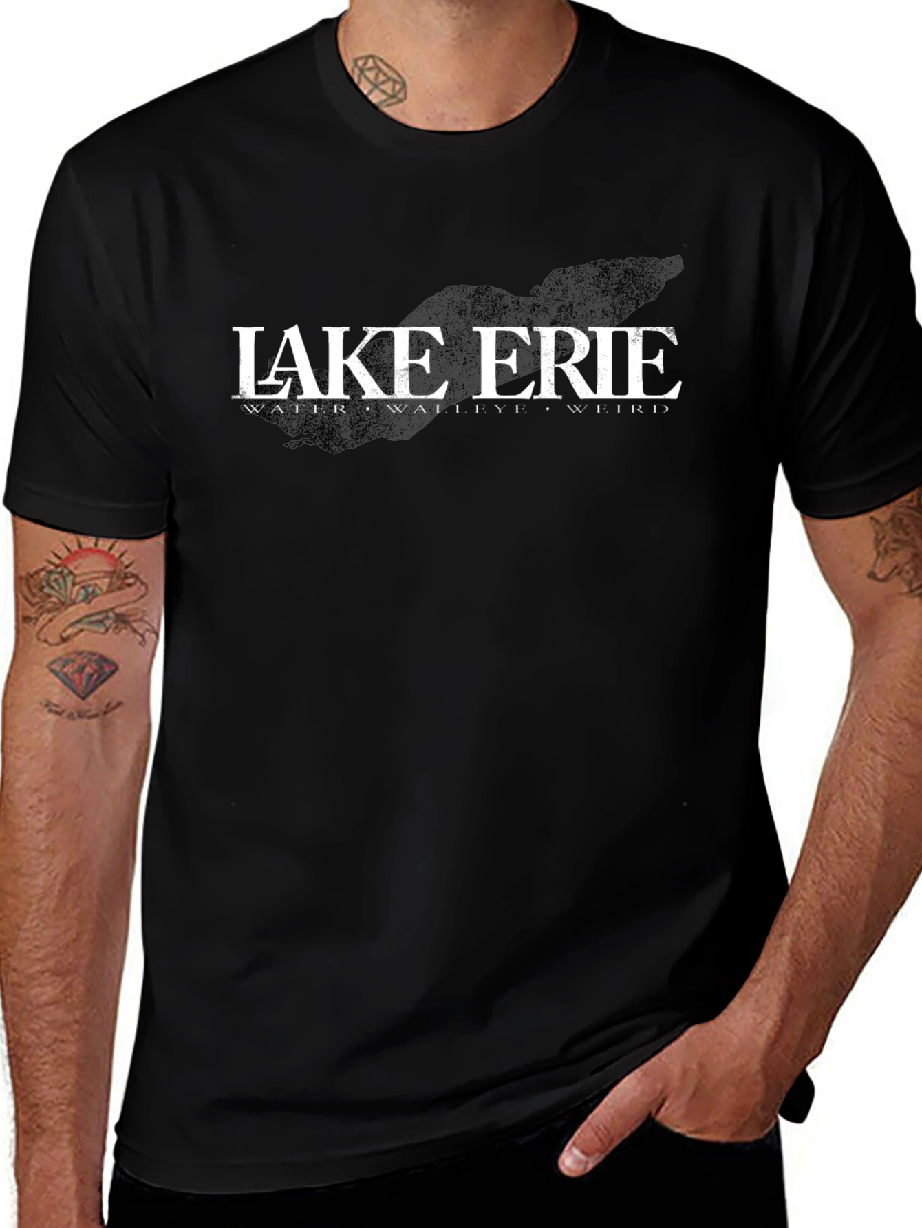 Lake Erie Water Walleye Weird T-Shirt