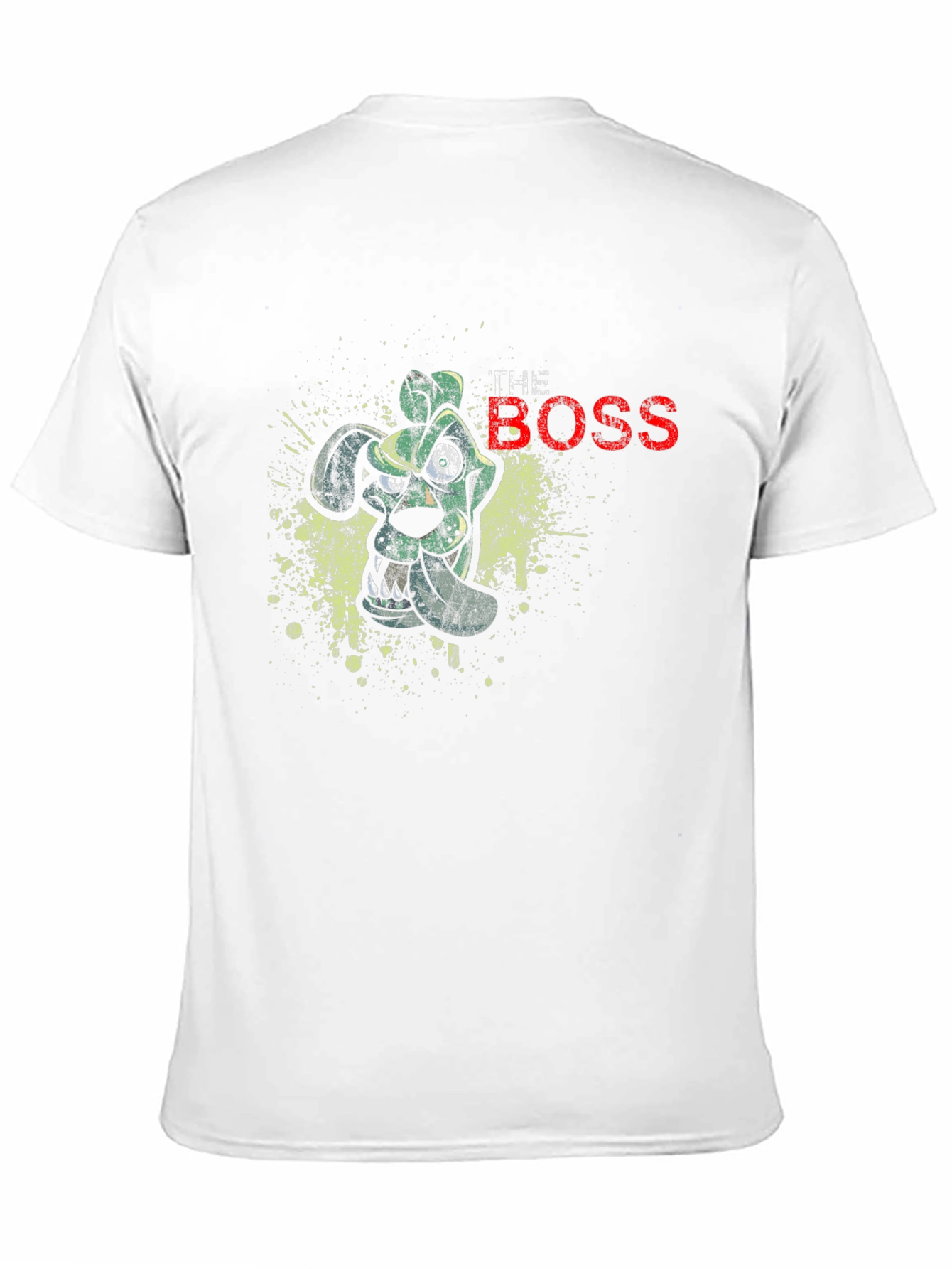 The Boss Cartoon Dog Black Graphic T-Shirt