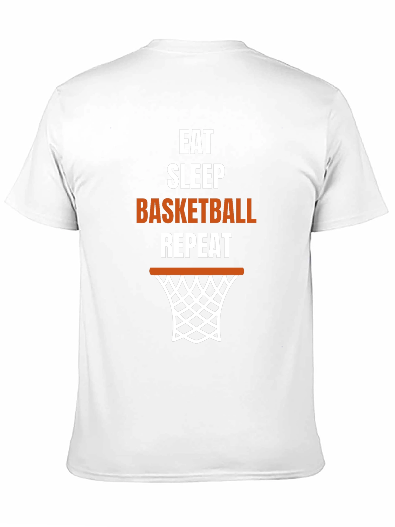 Eat Sleep Basketball Repeat Graphic T-Shirt