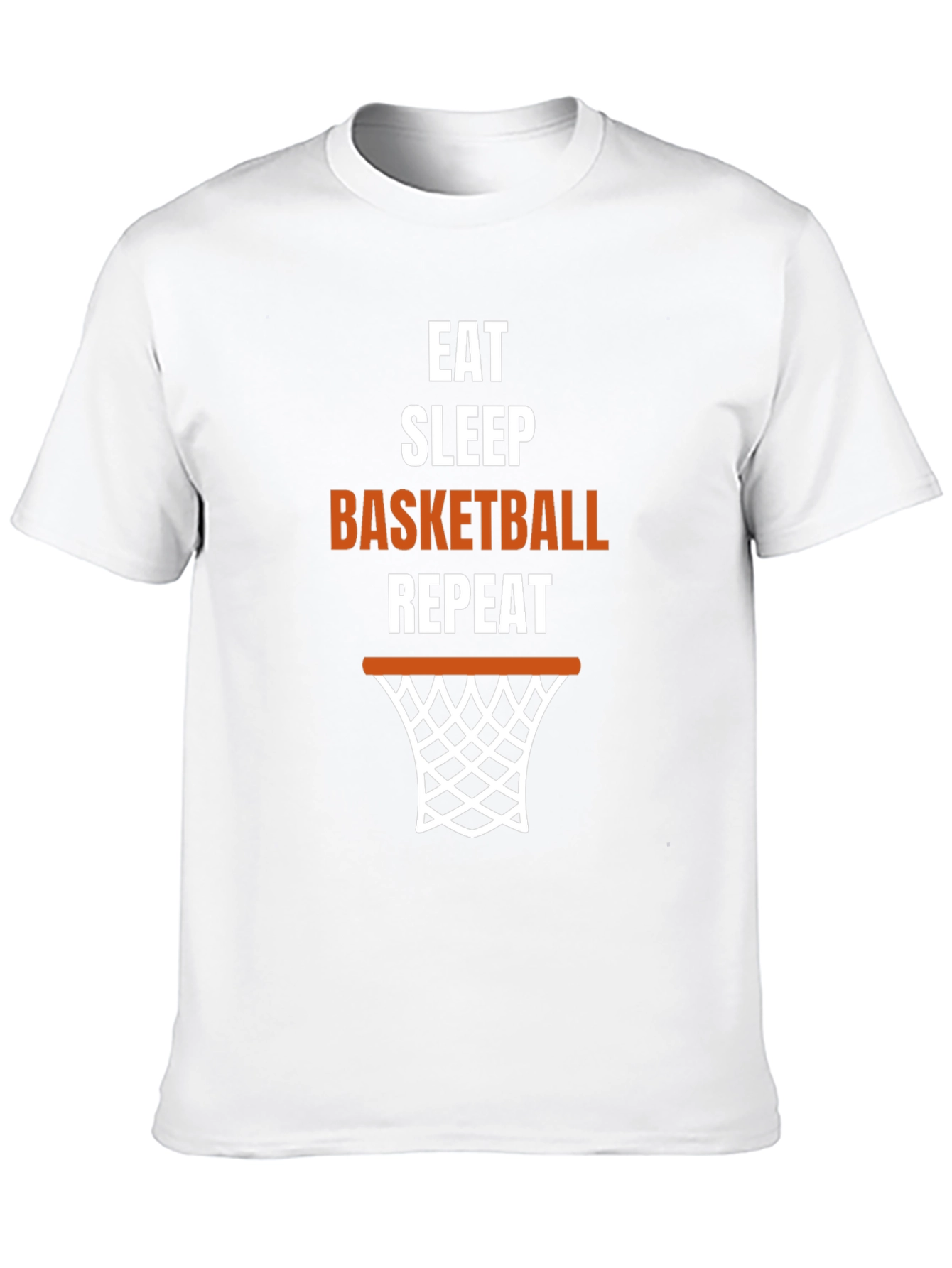 Eat Sleep Basketball Repeat Graphic T-Shirt
