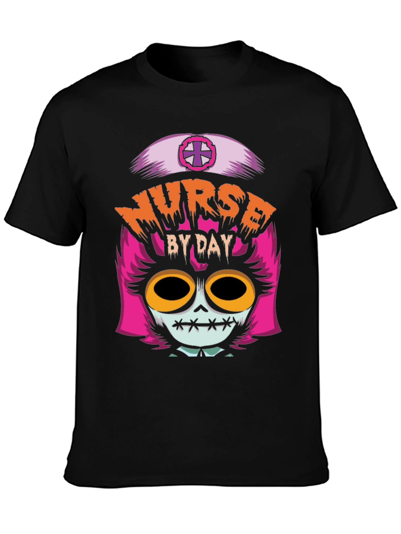 Nurse By Day T-Shirt - Halloween Edition