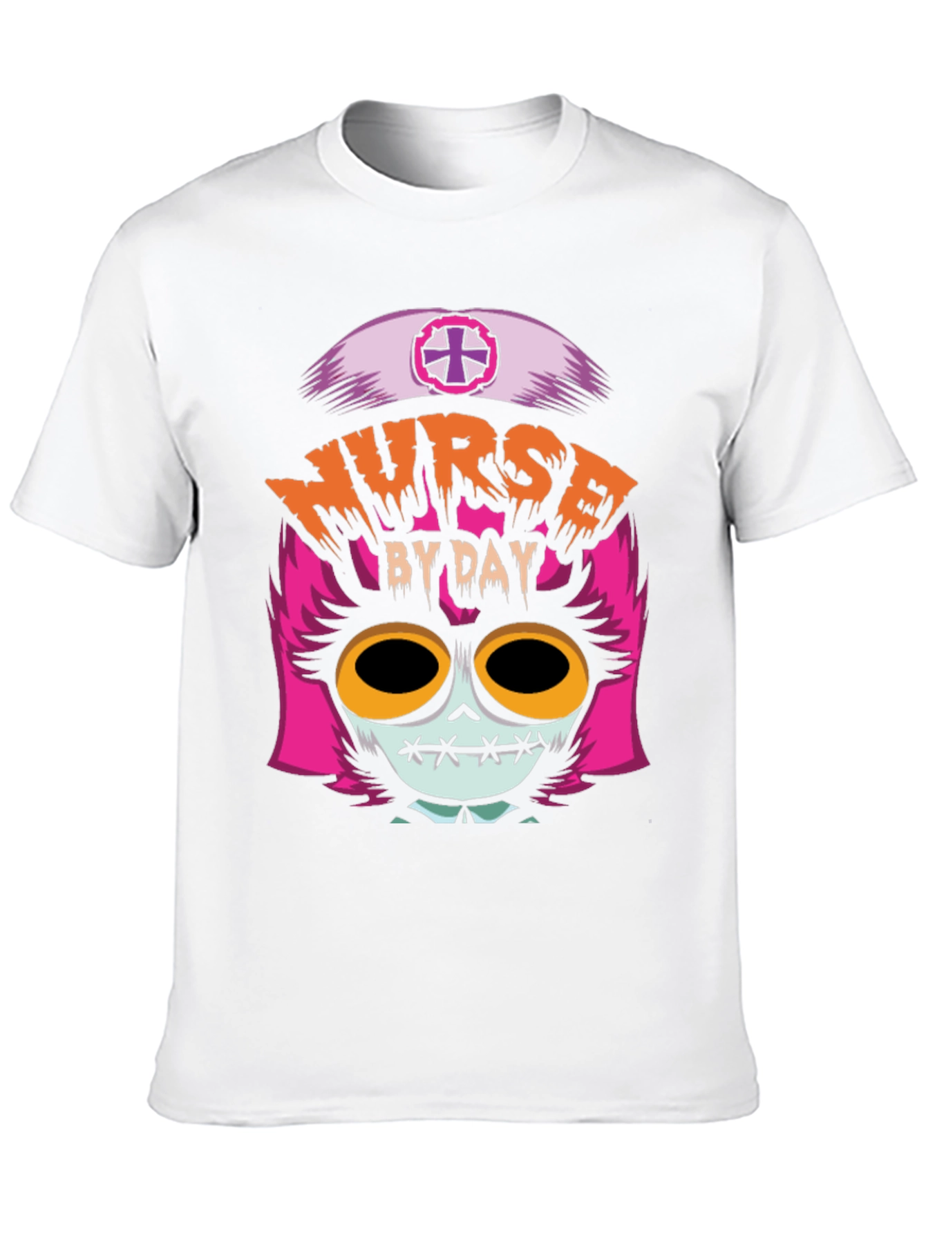 Nurse By Day T-Shirt - Halloween Edition