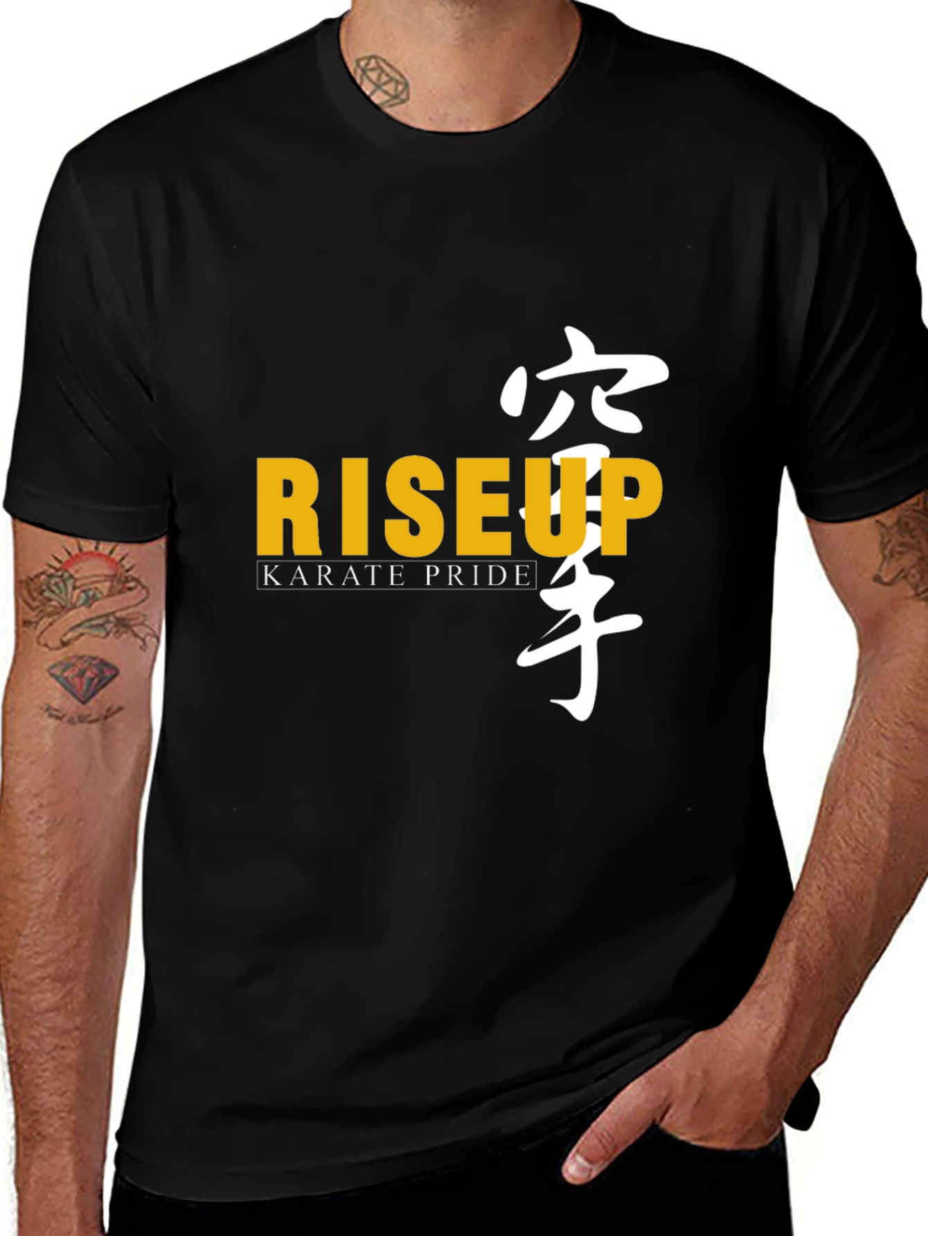 Rise Up Karate Pride Black T-Shirt