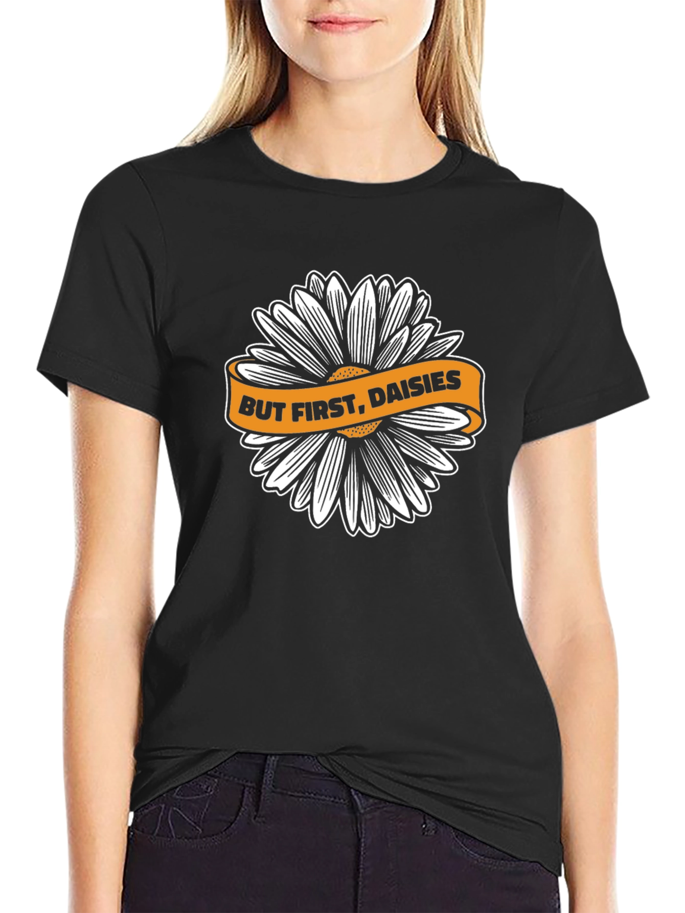 But First Daisies Graphic Tee