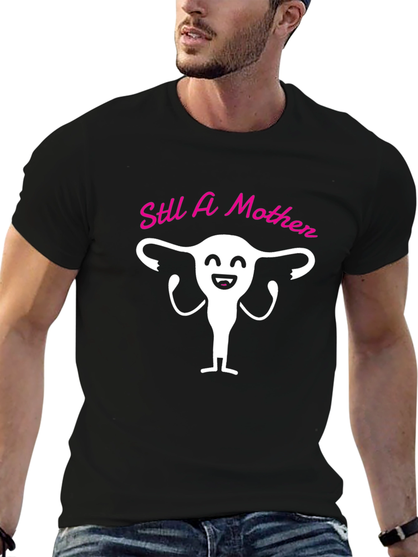 Still A Mother T-Shirt Funny Uterus Graphic Tee