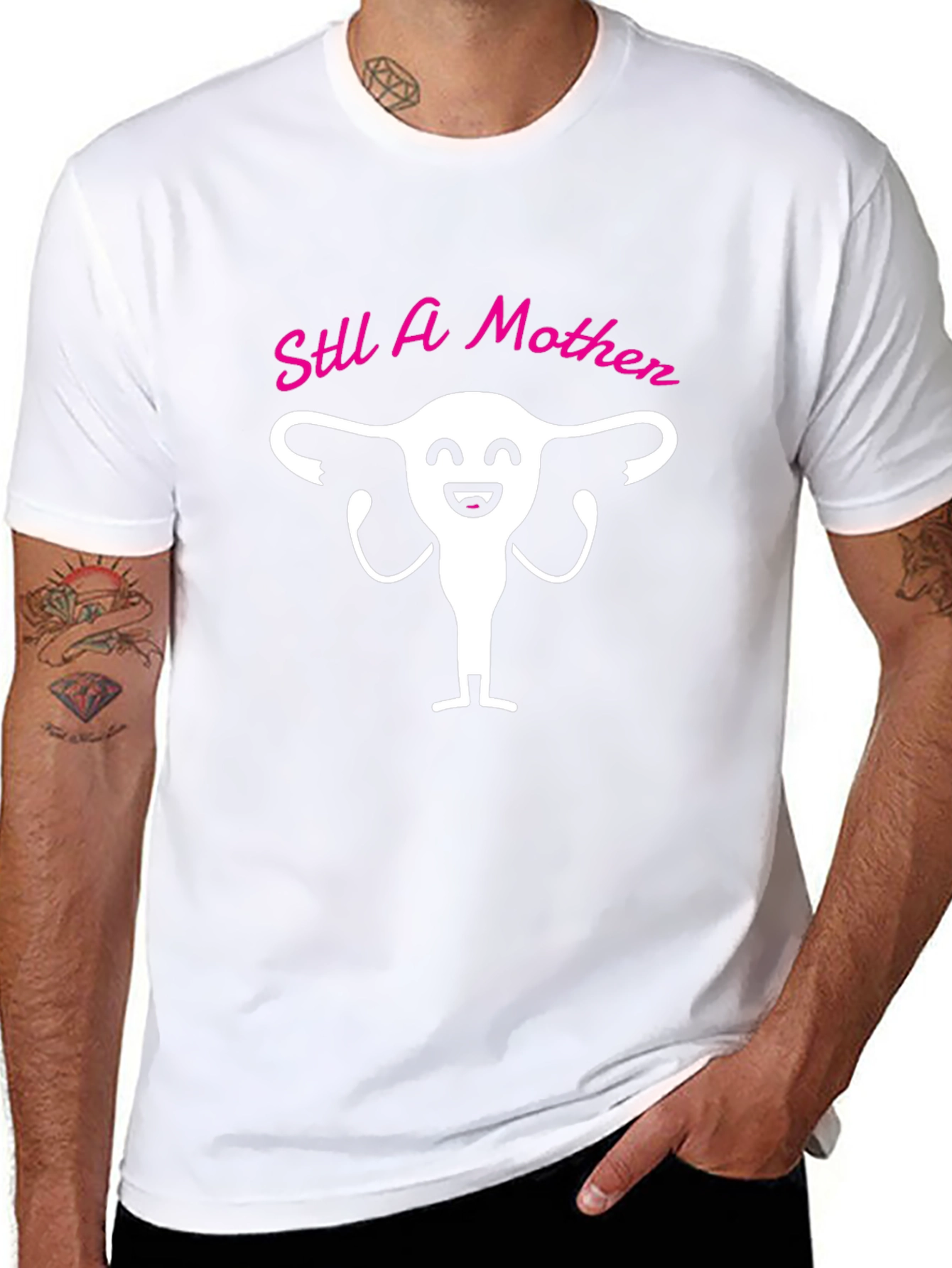 Still A Mother T-Shirt Funny Uterus Graphic Tee