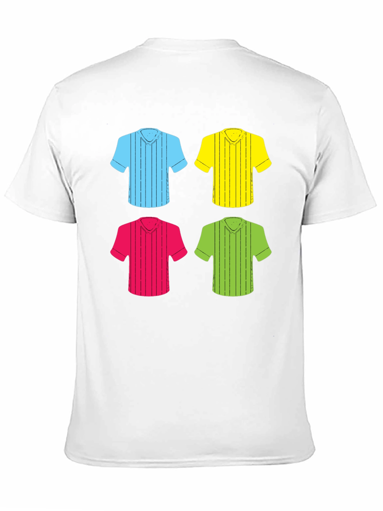 Colorful Shirt Pattern T-Shirt