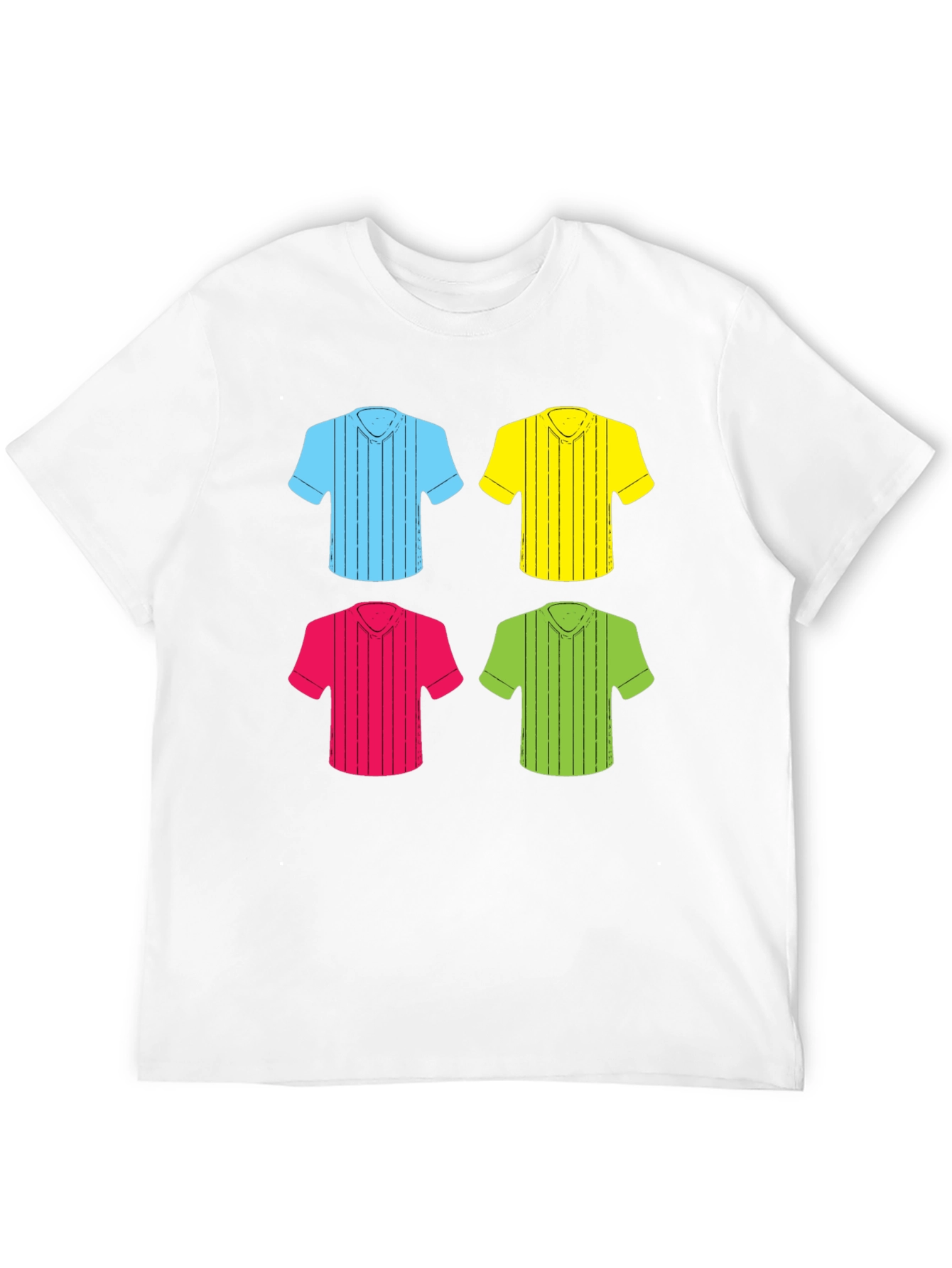 Colorful Shirt Pattern T-Shirt