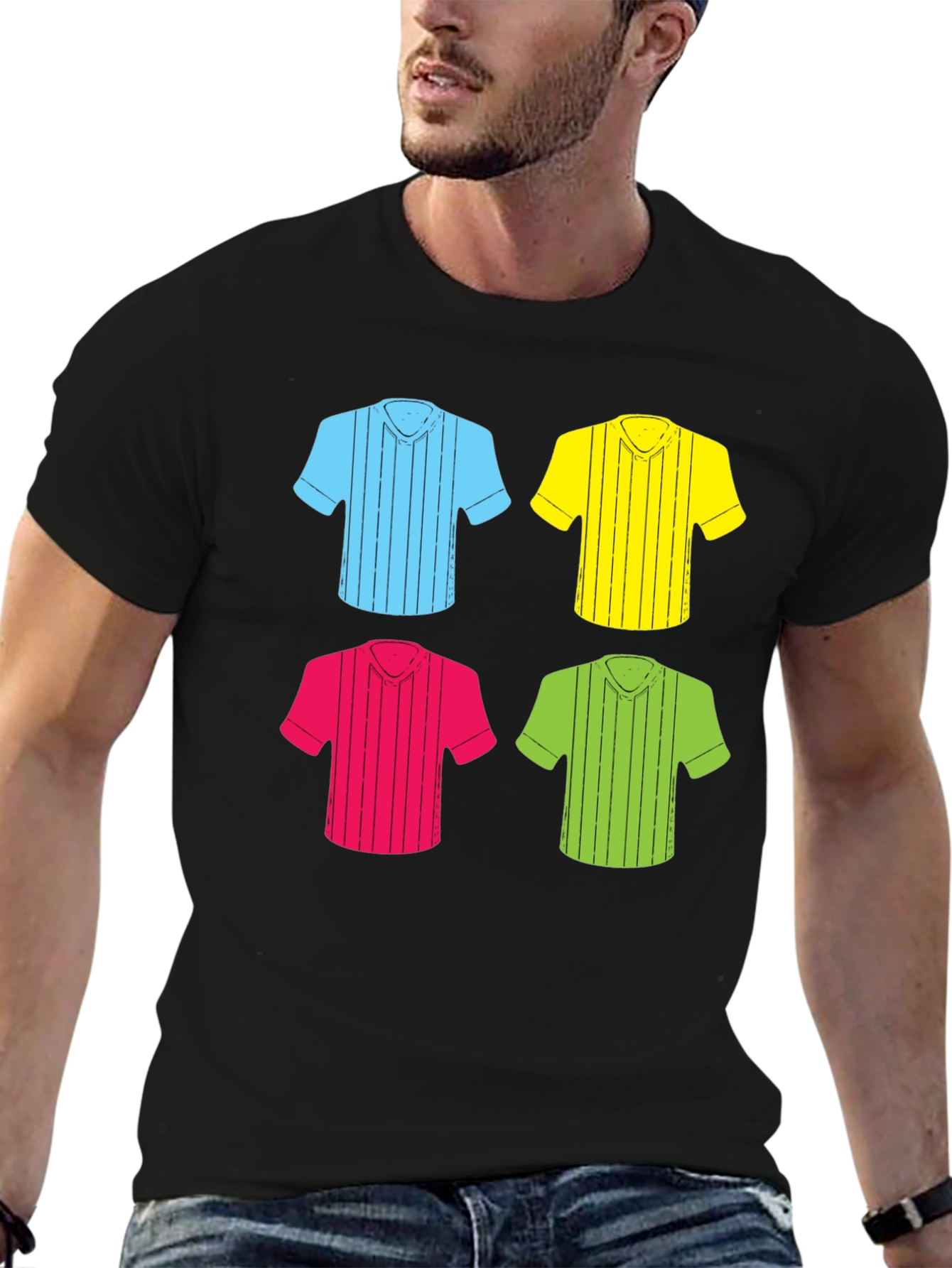 Colorful Shirt Pattern T-Shirt