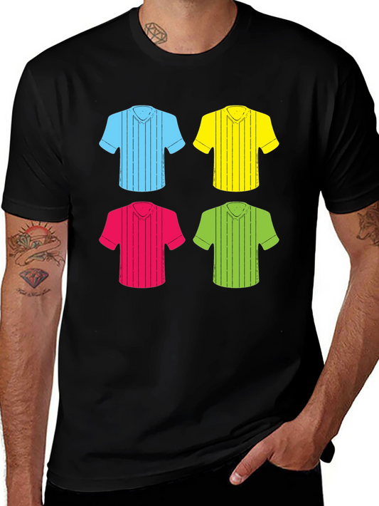 Colorful Shirt Pattern T-Shirt