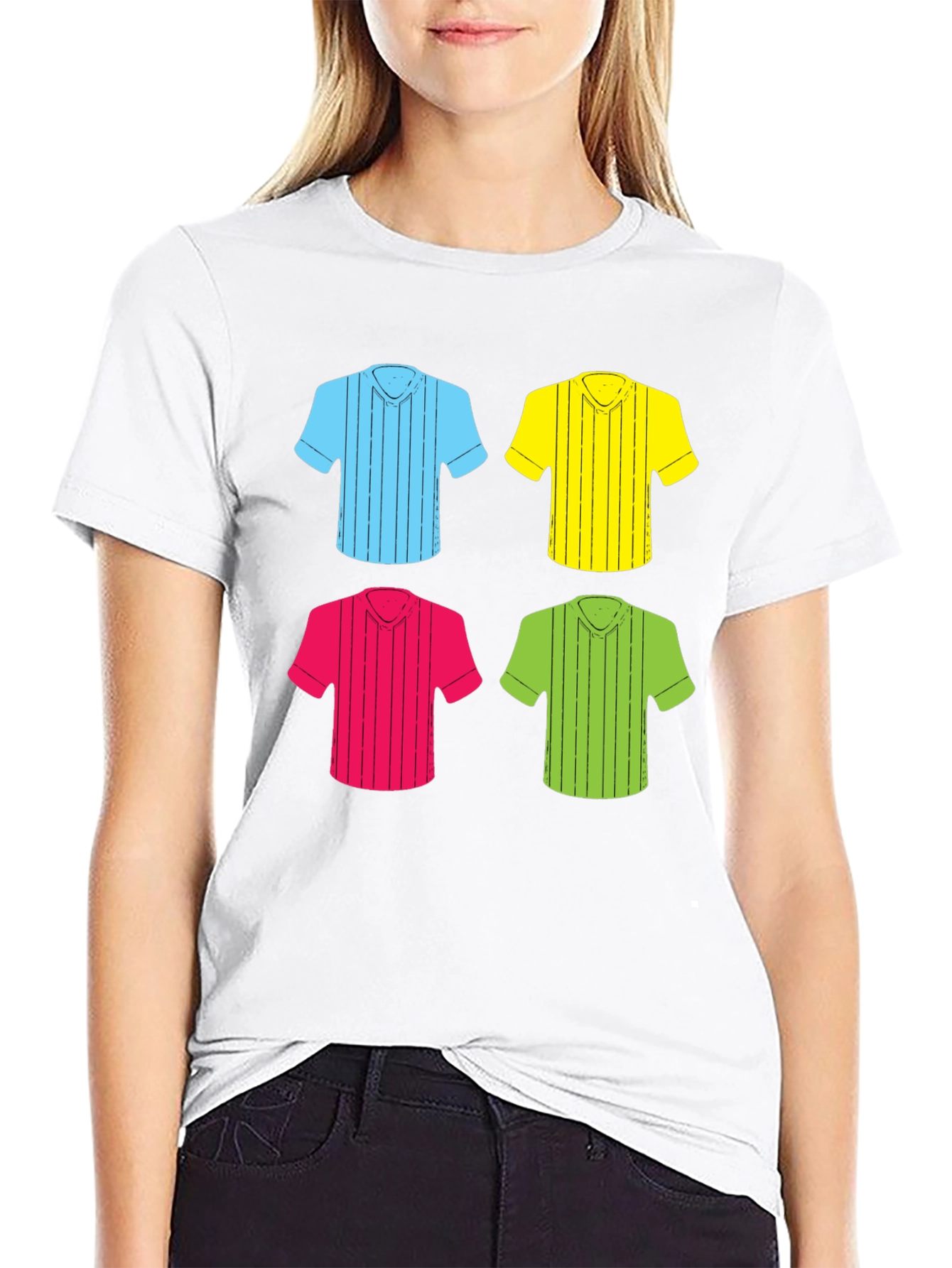 Colorful Shirt Pattern T-Shirt