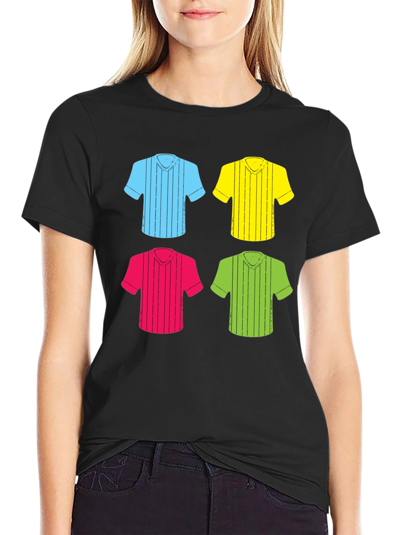 Colorful Shirt Pattern T-Shirt