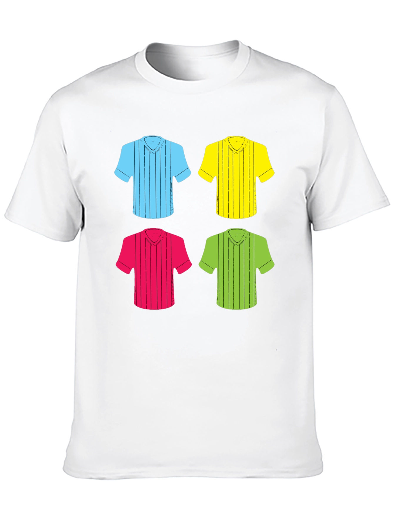 Colorful Shirt Pattern T-Shirt