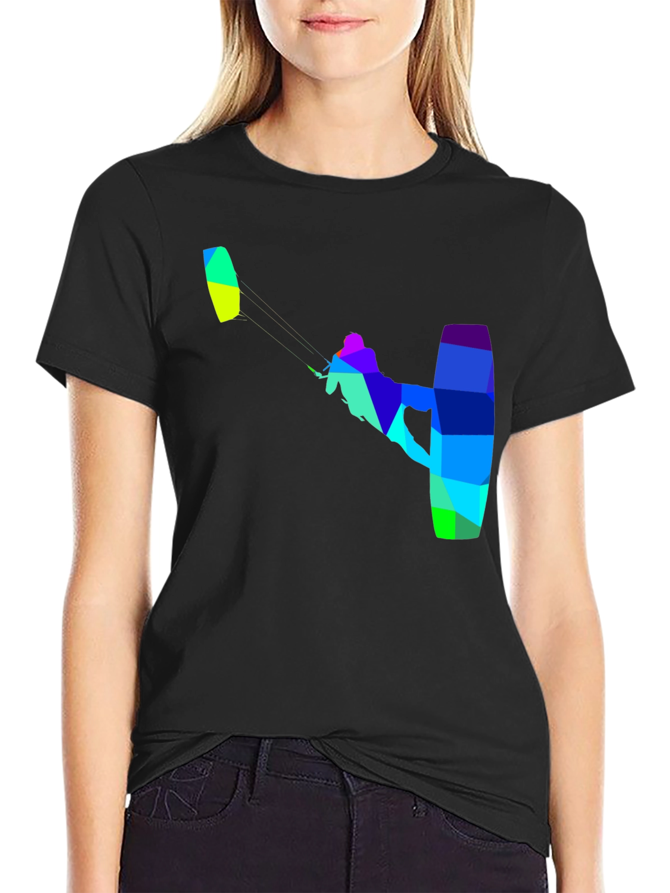 Kitesurfing Graphic T-Shirt - Vibrant Design